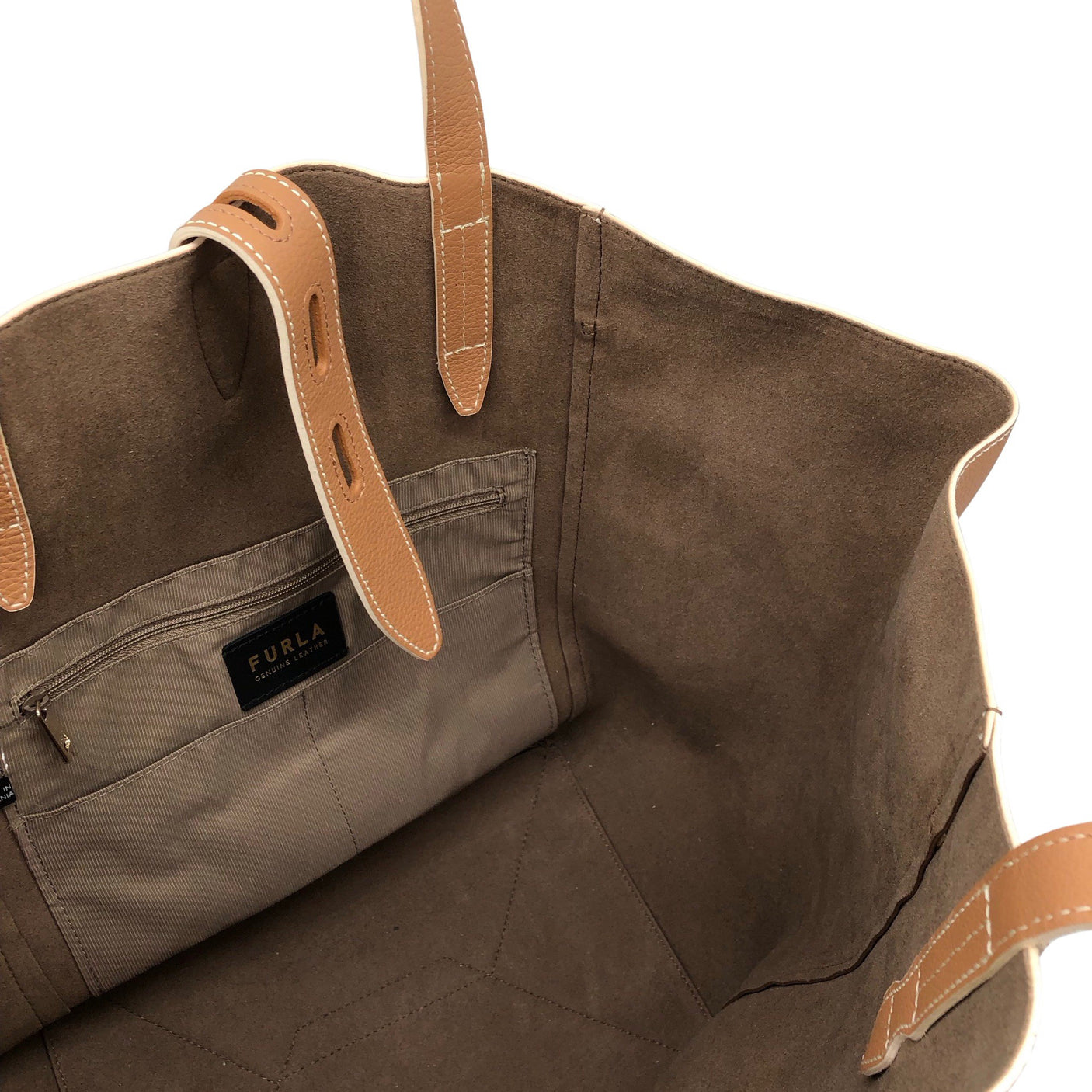 Unisex Furla - Käekott, suurus Maxi - Pruun (3)