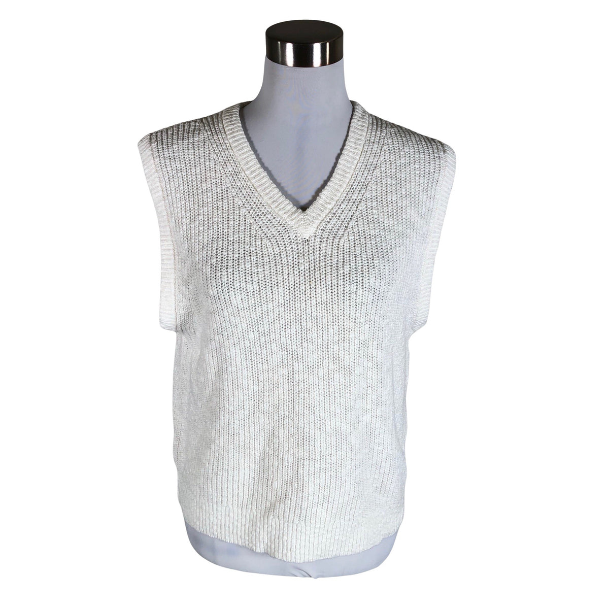 Unisex Samsoe&Samsoe - Kootud vest, suurus 40 - Valge (1)