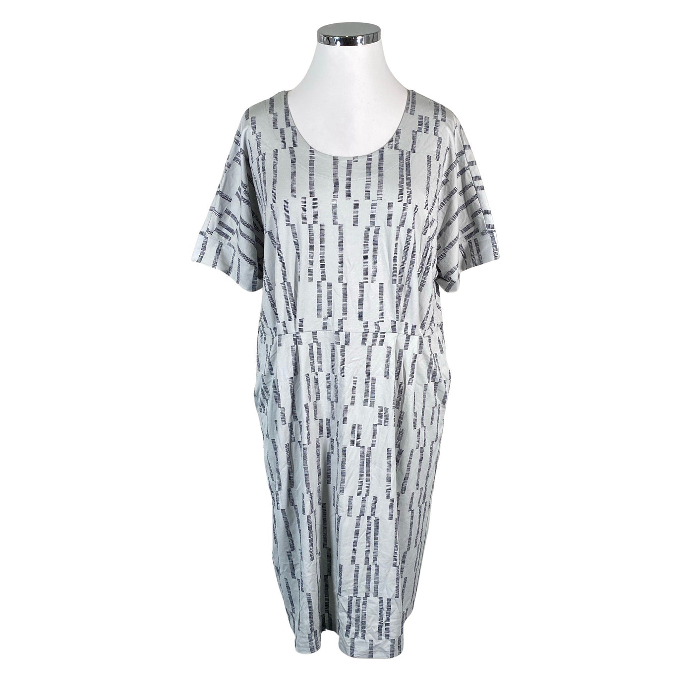 Unisex Nanso - Trikotaažist kleit, suurus 44 - Hall (1)