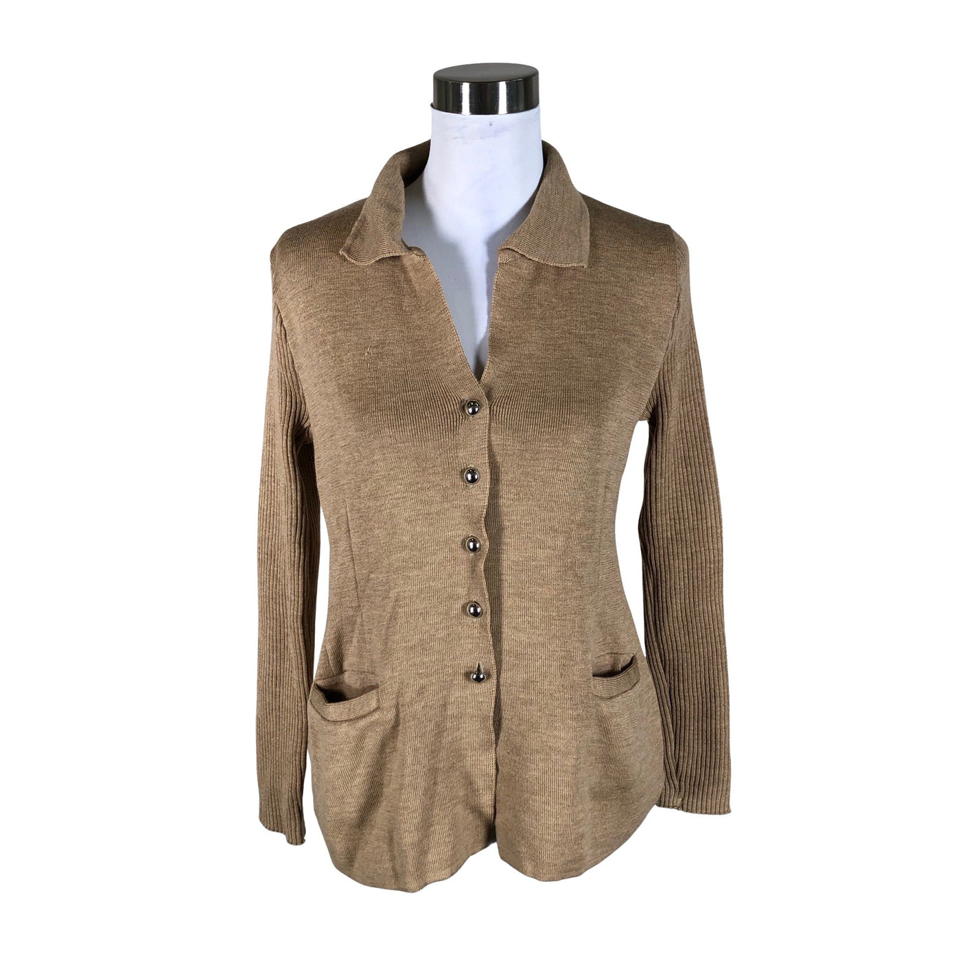Unisex Muotikuu - Kardigan, suurus 36 - Pruun (1)