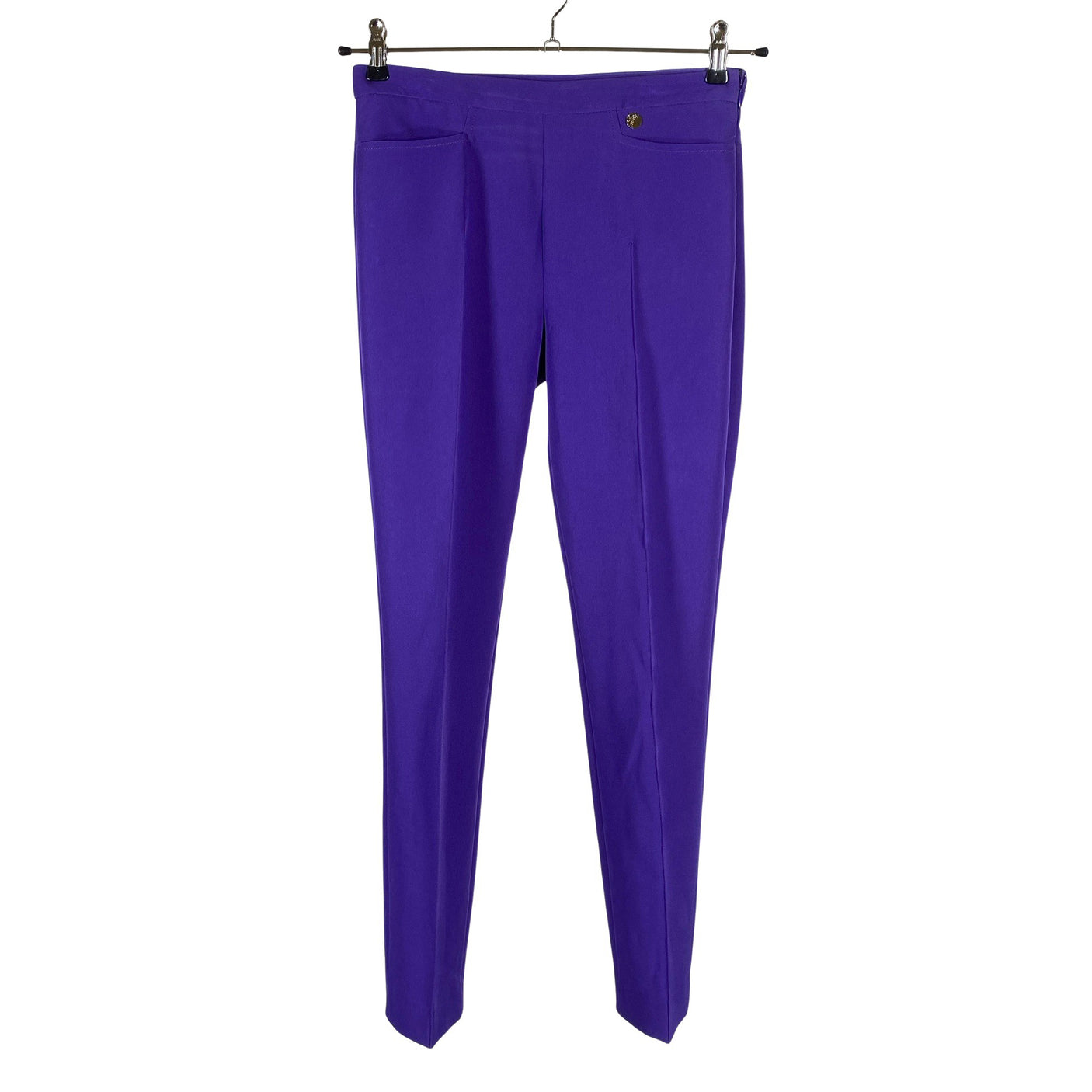 Unisex Versace Collection - Mittevenivad püksid, suurus 38 - Lilla (1)