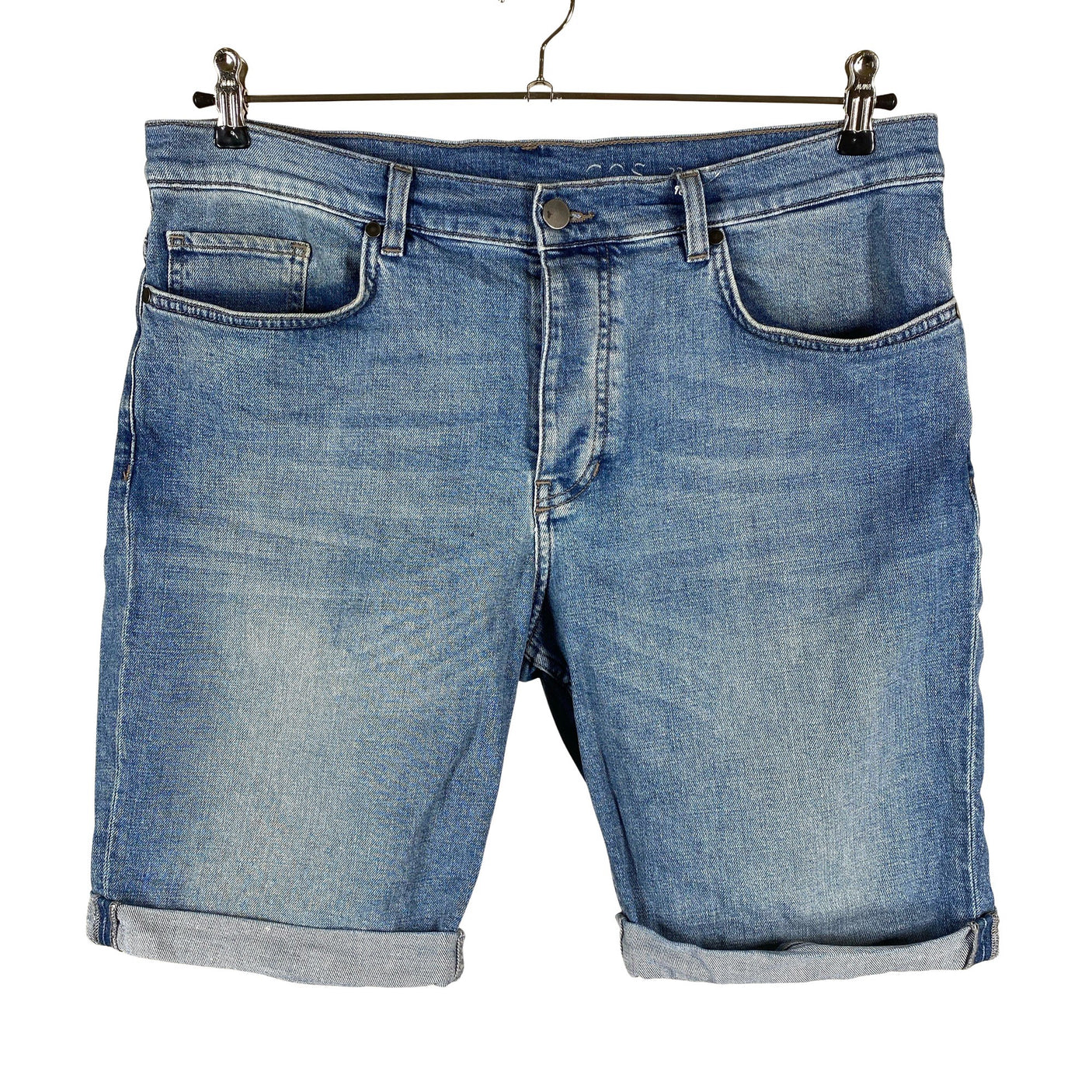 Unisex COS - Teksast lühikesed püksid, suurus W33 - Sinine (1)