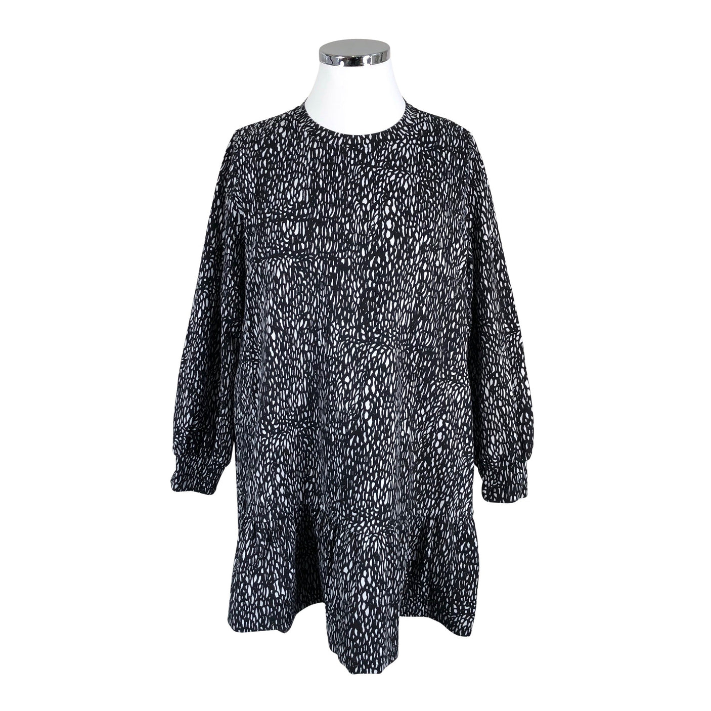 Unisex Nanso - Trikotaažist kleit, suurus 44 - Must (1)