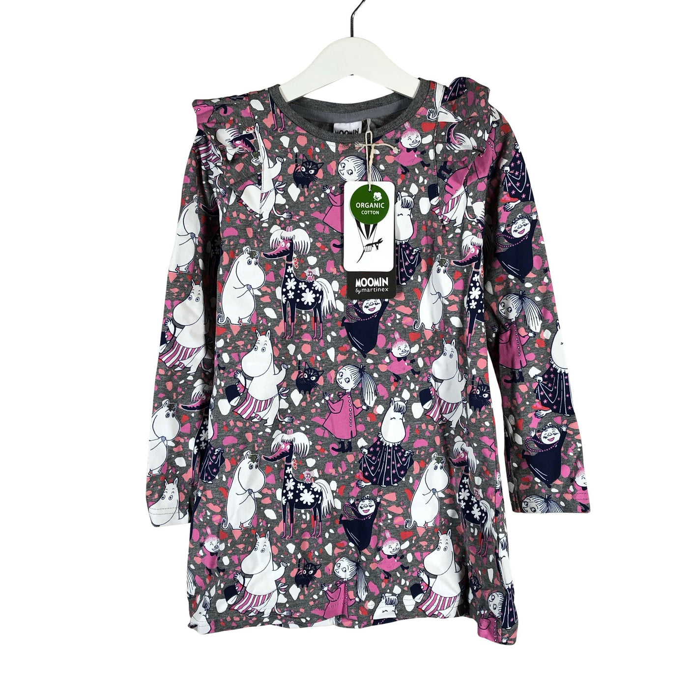 Unisex Martinex - Trikotaažist kleit, suurus 110 - 116 - Hall (1)