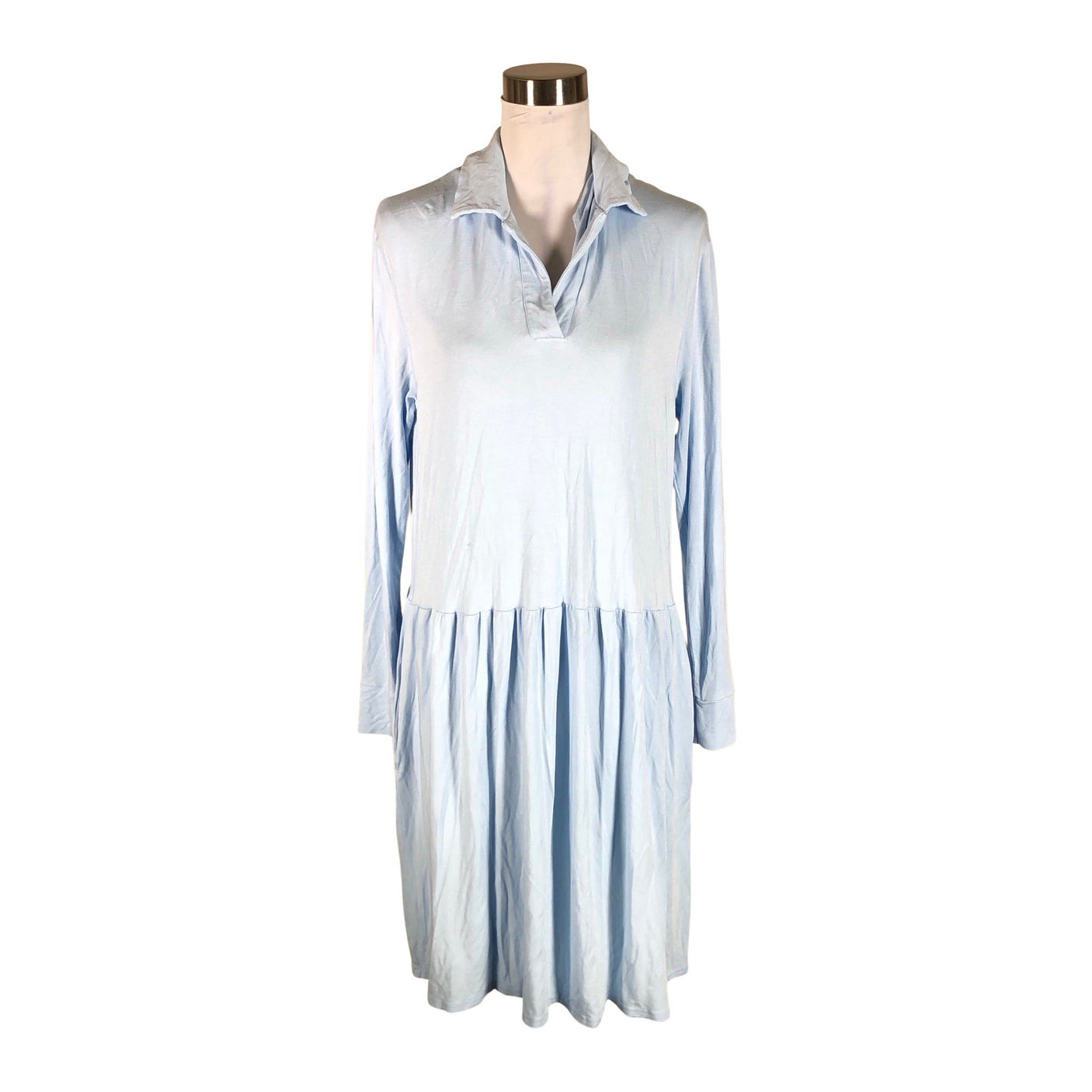 Unisex by basics - Trikotaažist kleit, suurus 38 - Helesinine (1)