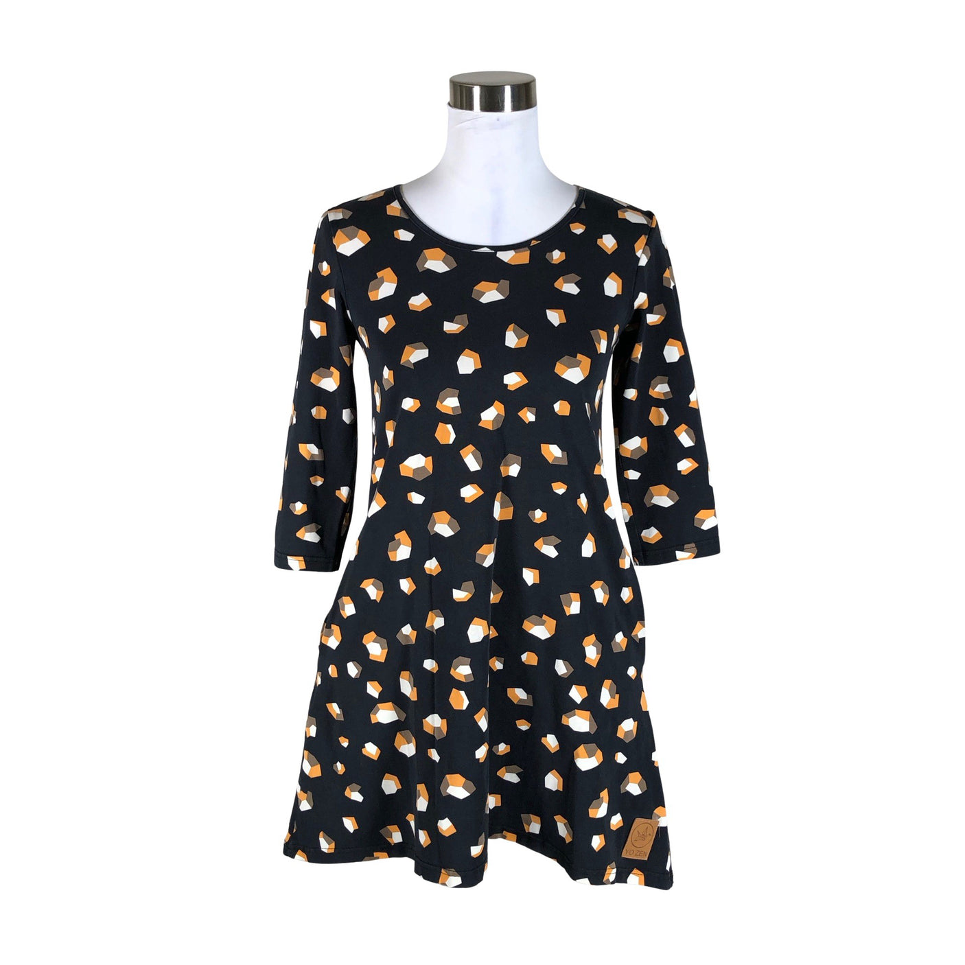 Unisex Yo Zen - Trikotaažist tuunika, suurus 36 - Must (1)