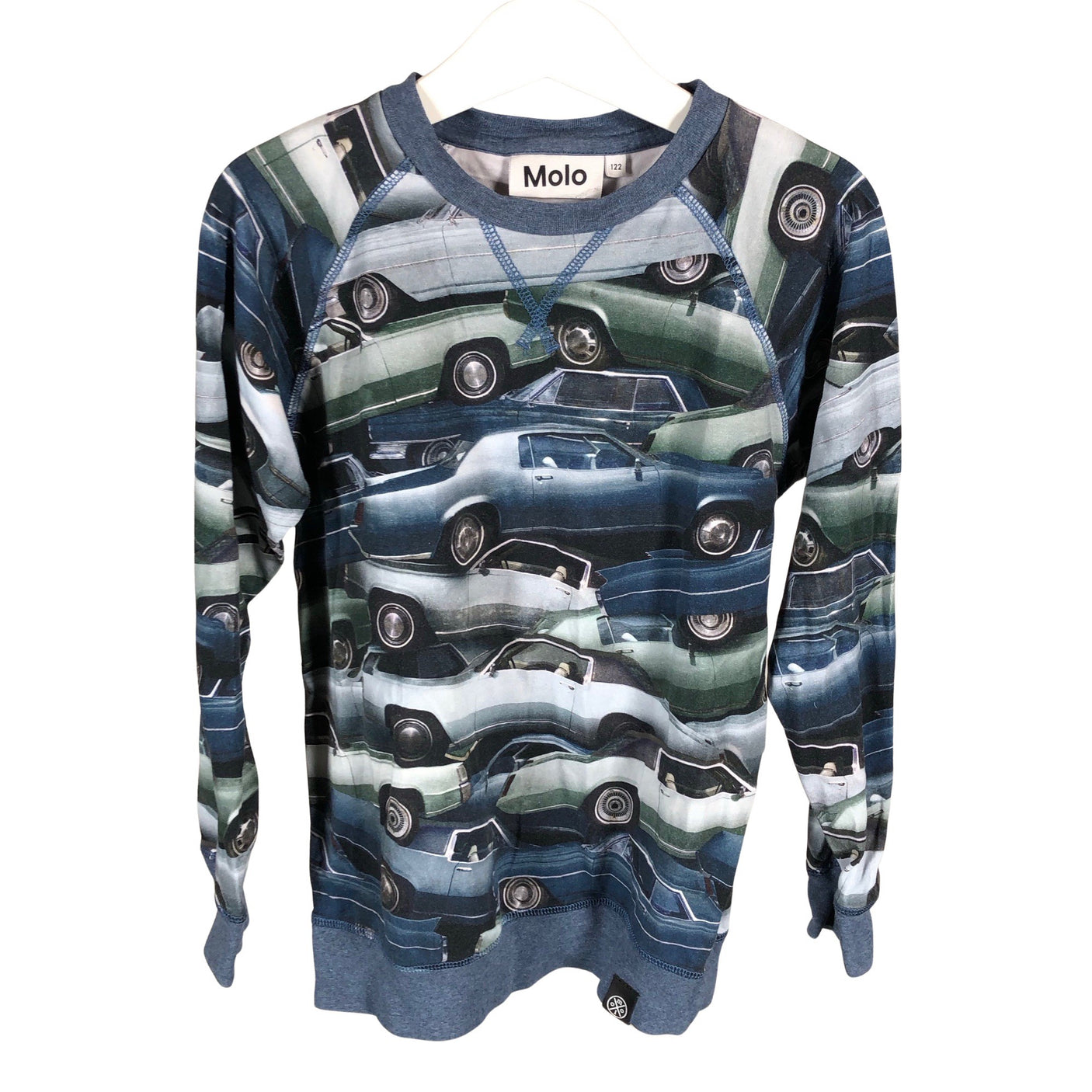 Unisex Molo Kids - Trikotaažist pluus, suurus 116 - 122 - Sinine (1)
