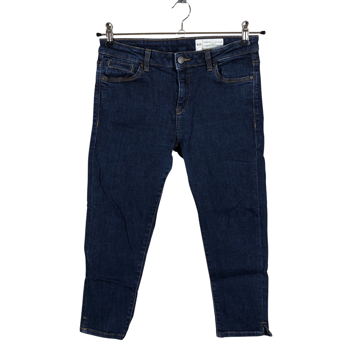 Unisex Esprit - Teksast poolpikad püksid, suurus W29 - Sinine (1)