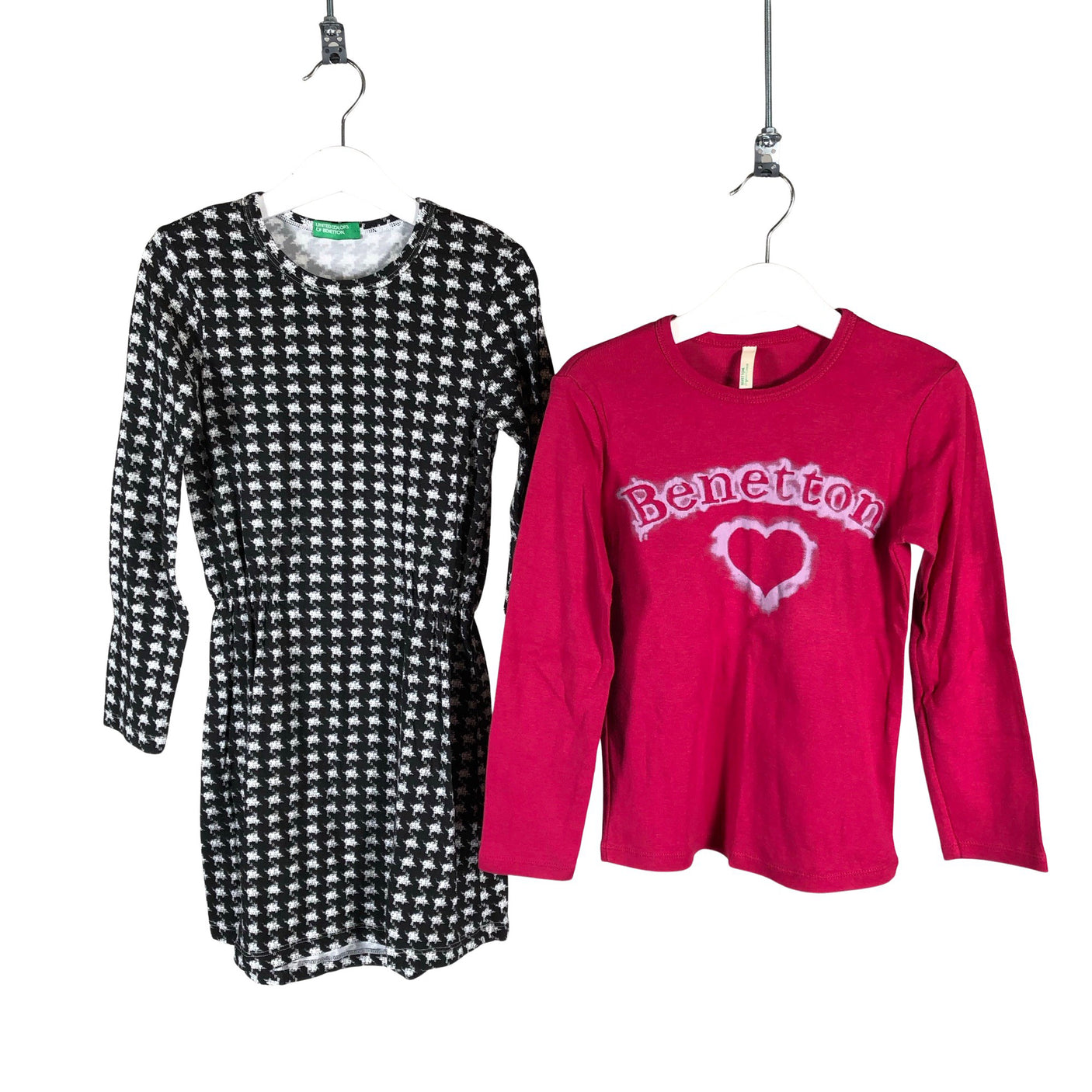 Unisex Benetton - Trikotaažist kleit, suurus 116 - 122 - Must (1)