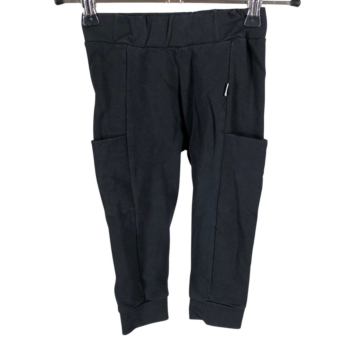 Unisex Papu - Trikotaažist püksid, suurus 74 - 80 - Must (1)