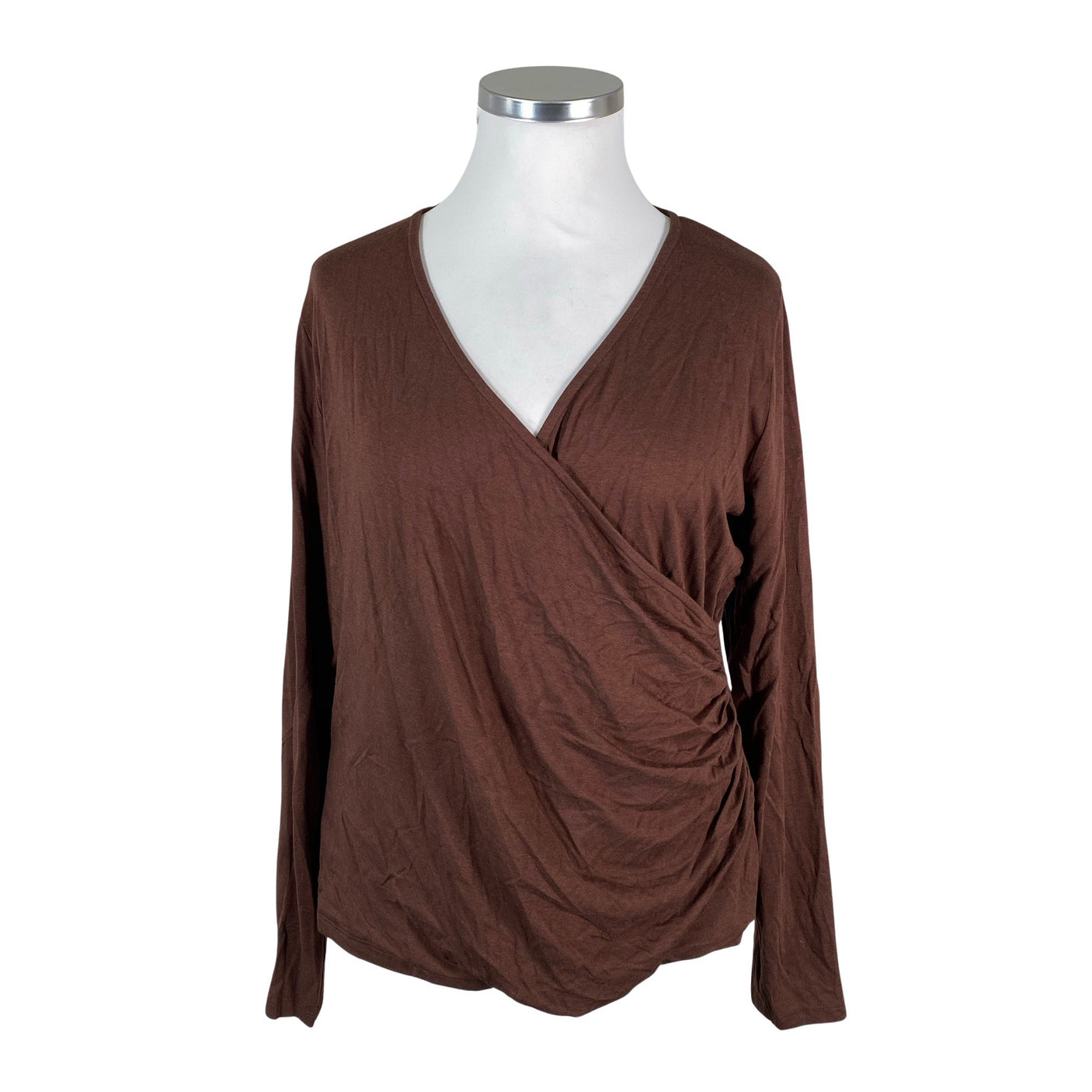 Unisex Nanso - Trikotaažist pluus, suurus 50 - Pruun (1)