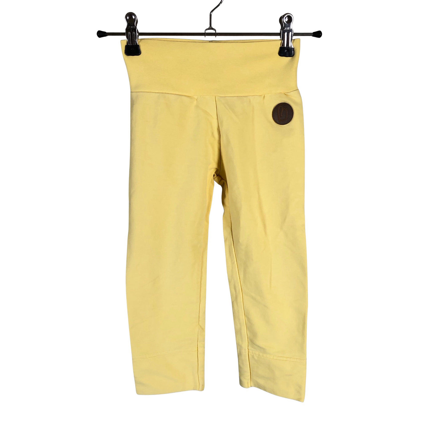 Unisex Blaa - Trikotaažist püksid, suurus 86 - 92 - Kollane (1)