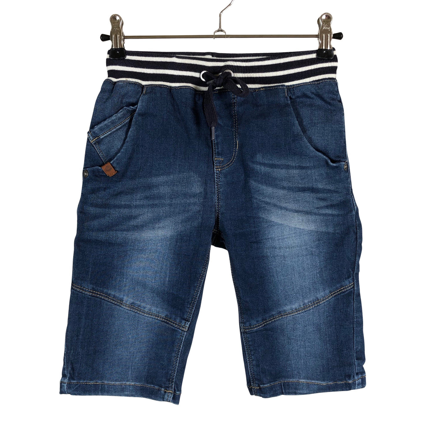 Unisex POMPdeLUX - Teksast lühikesed püksid, suurus 122 - 128 - Sinine (1)