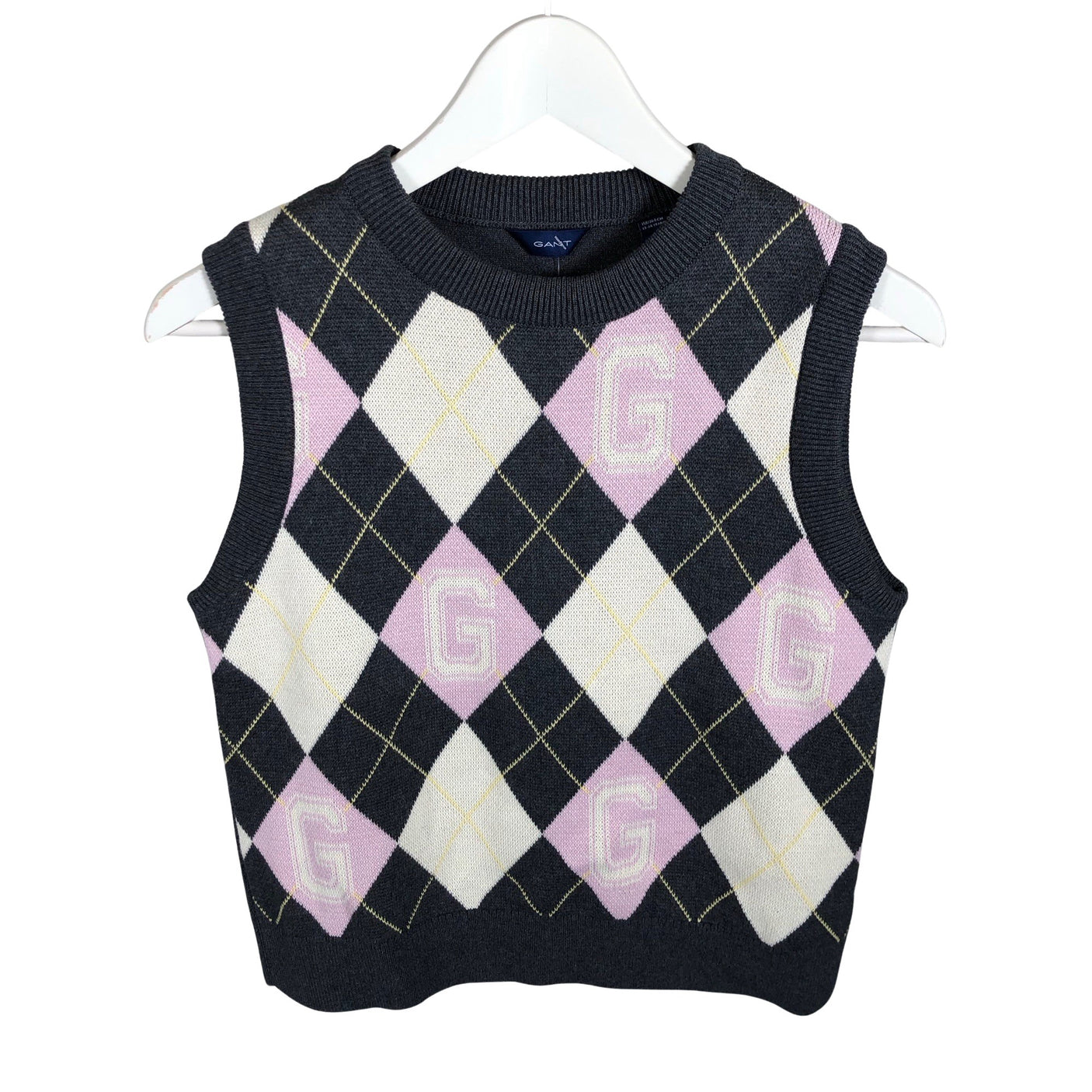 Unisex Gant - Kootud vest, suurus 158 - 164 - Hall (1)