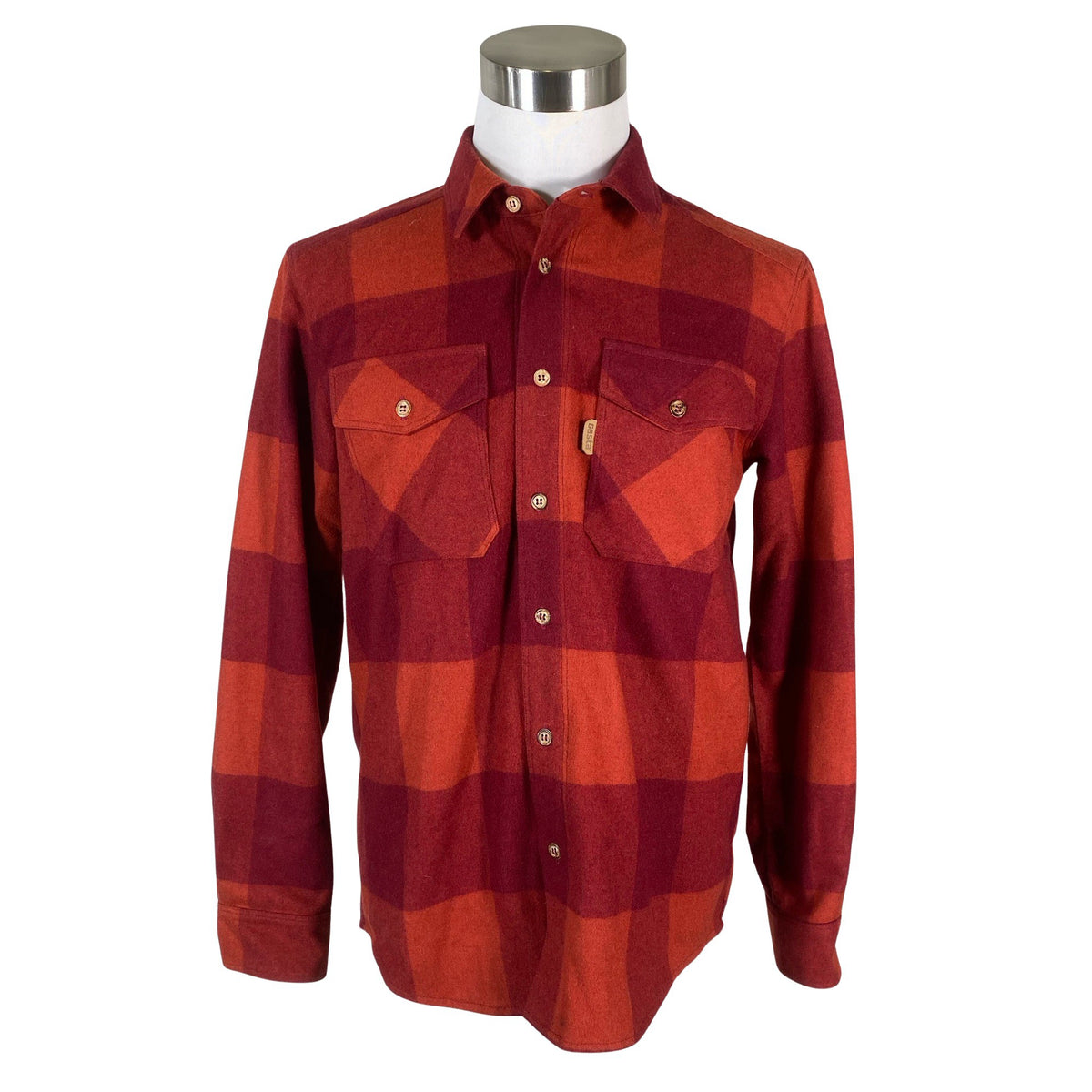 Unisex Sasta - Flanellsärk, suurus S - Punane (1)