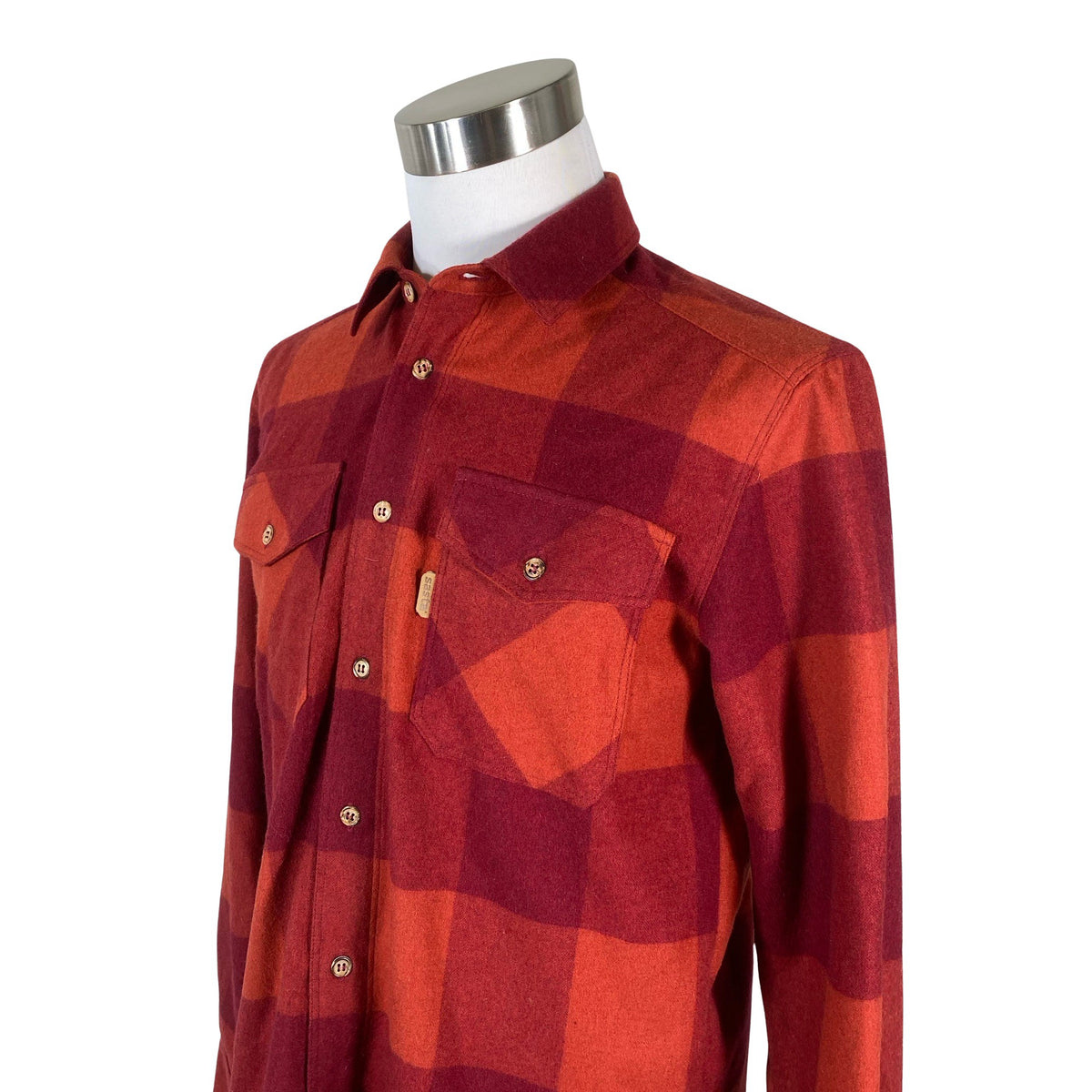 Unisex Sasta - Flanellsärk, suurus S - Punane (3)