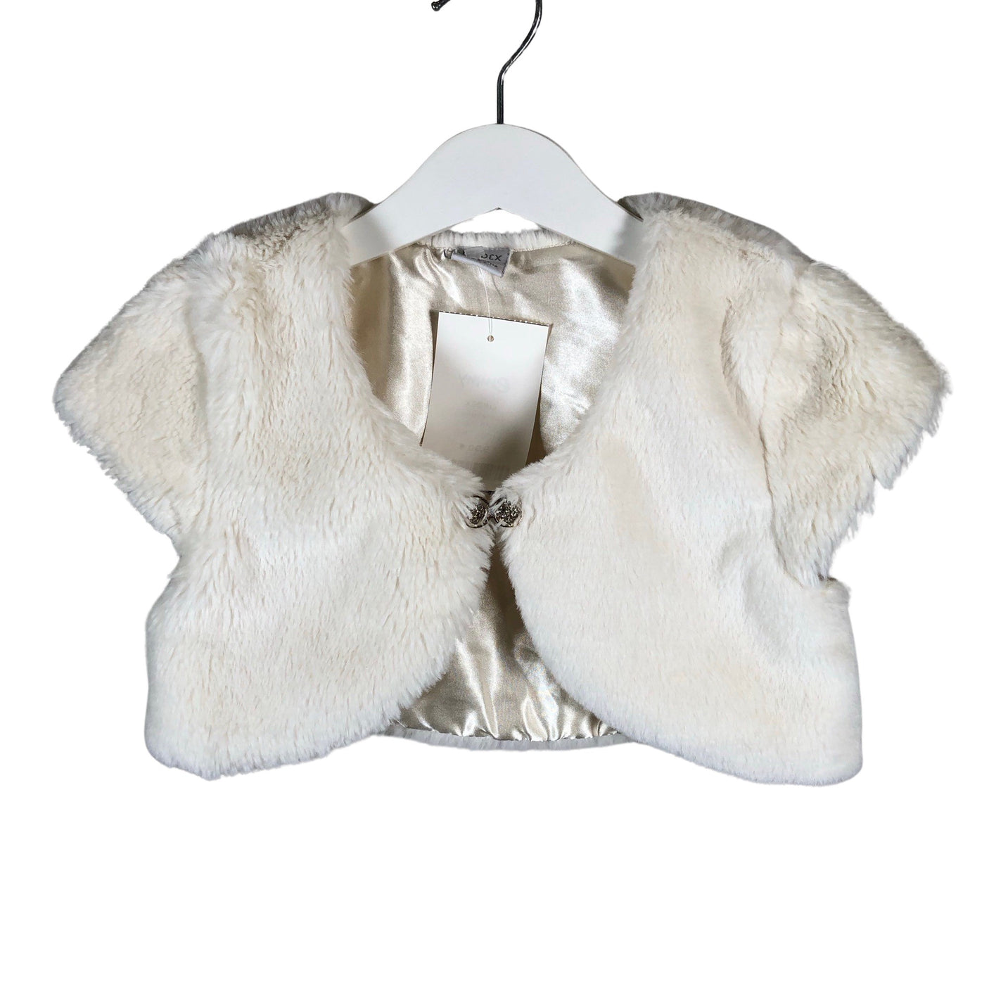 Unisex Lindex - Pidulik boolero, suurus 110 - 116 - Valge (1)