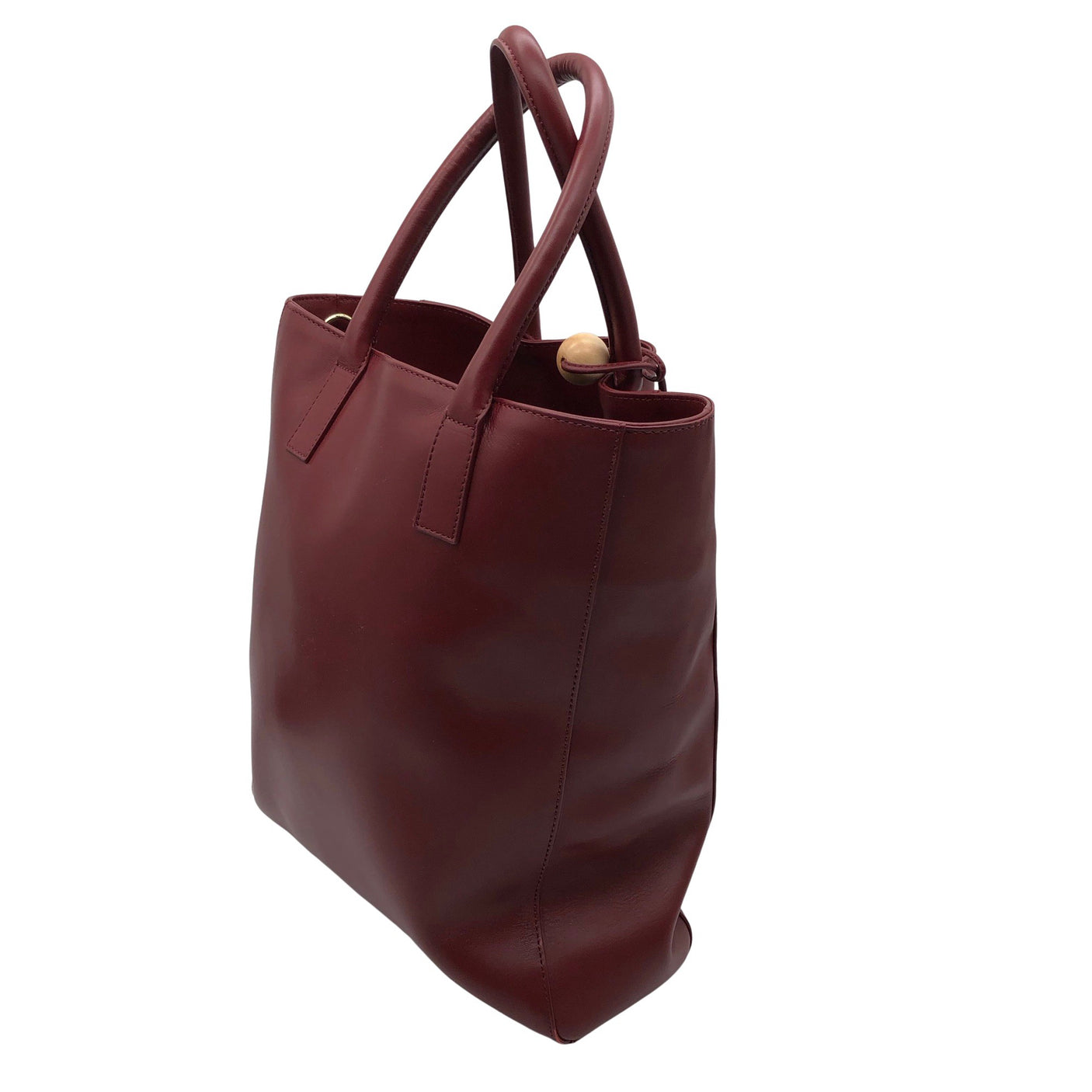 Unisex Aarikka - Käekott, suurus Maxi - Veinipunane (2)