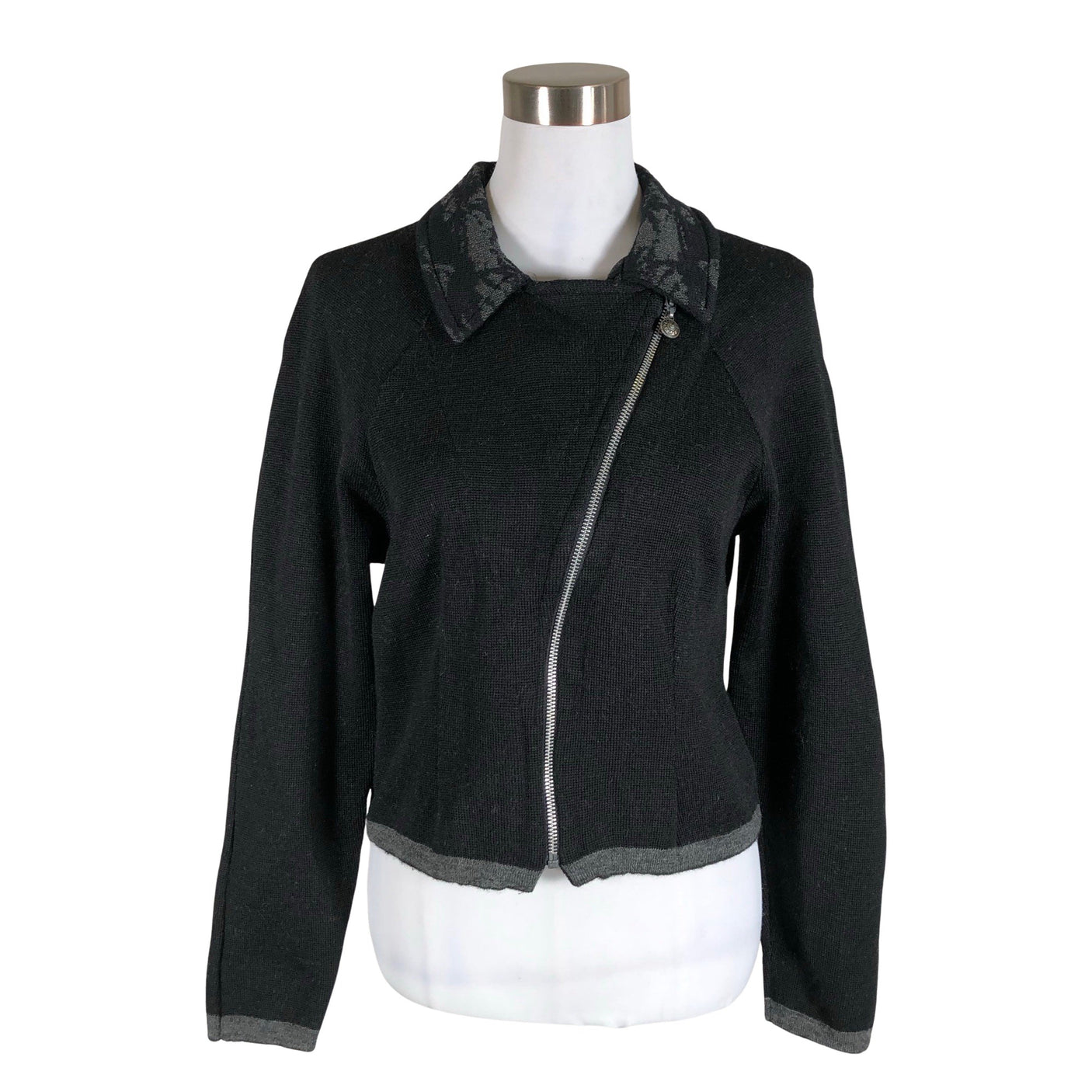 Unisex Eva & Claudi - Kardigan, suurus 38 - Must (1)