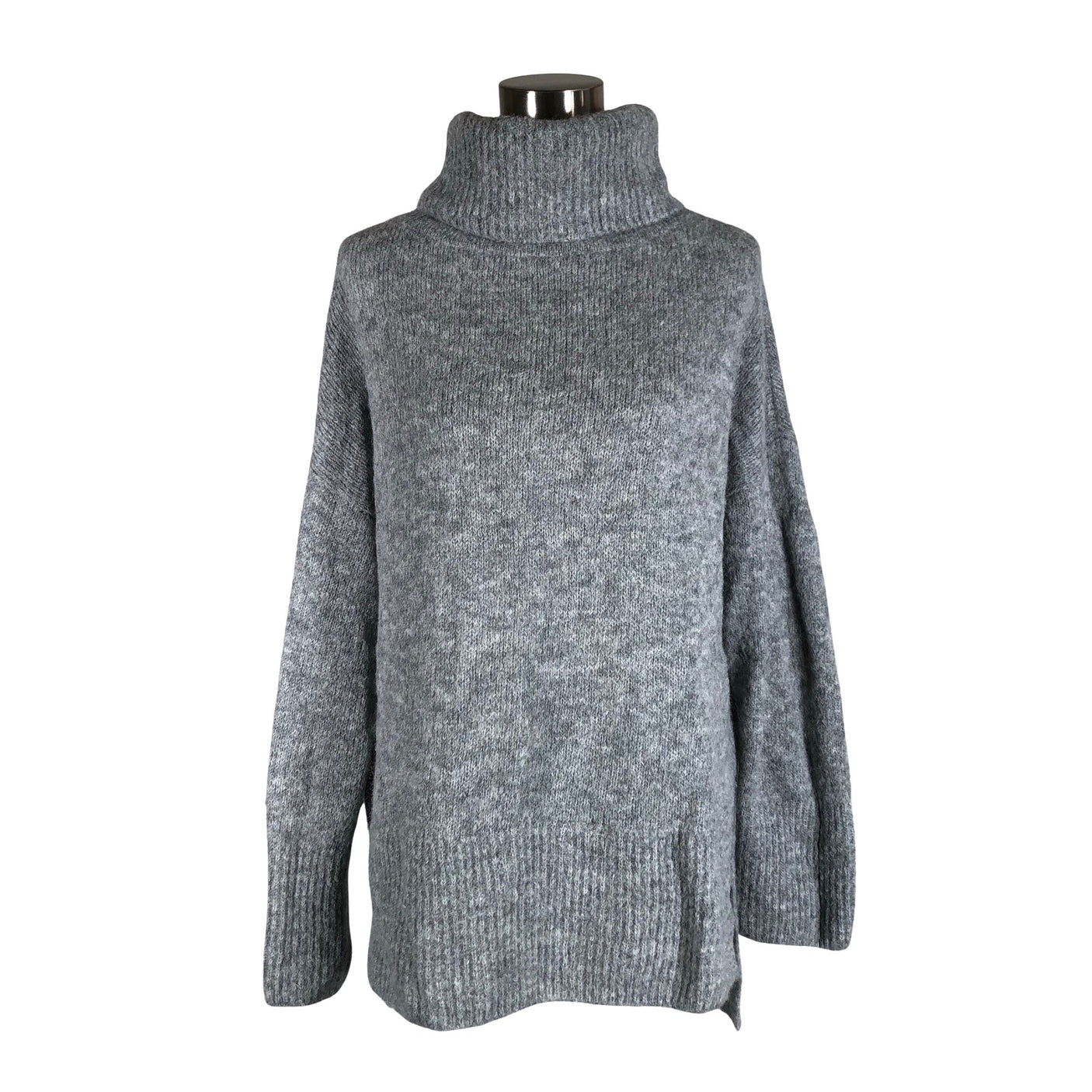 Unisex Alpaka - Kampsun, suurus 40 - Hall (1)