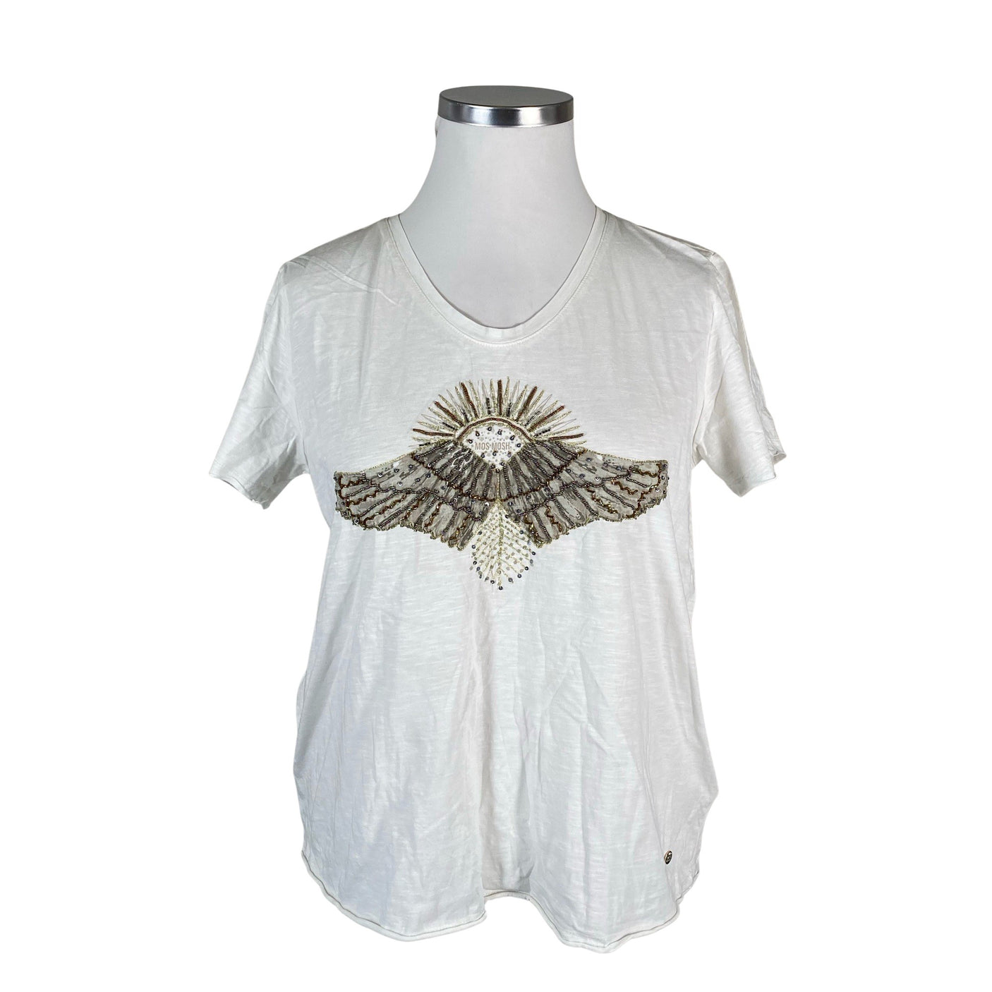 Unisex Mos Mosh - T-särk, suurus 42 - Valge (1)