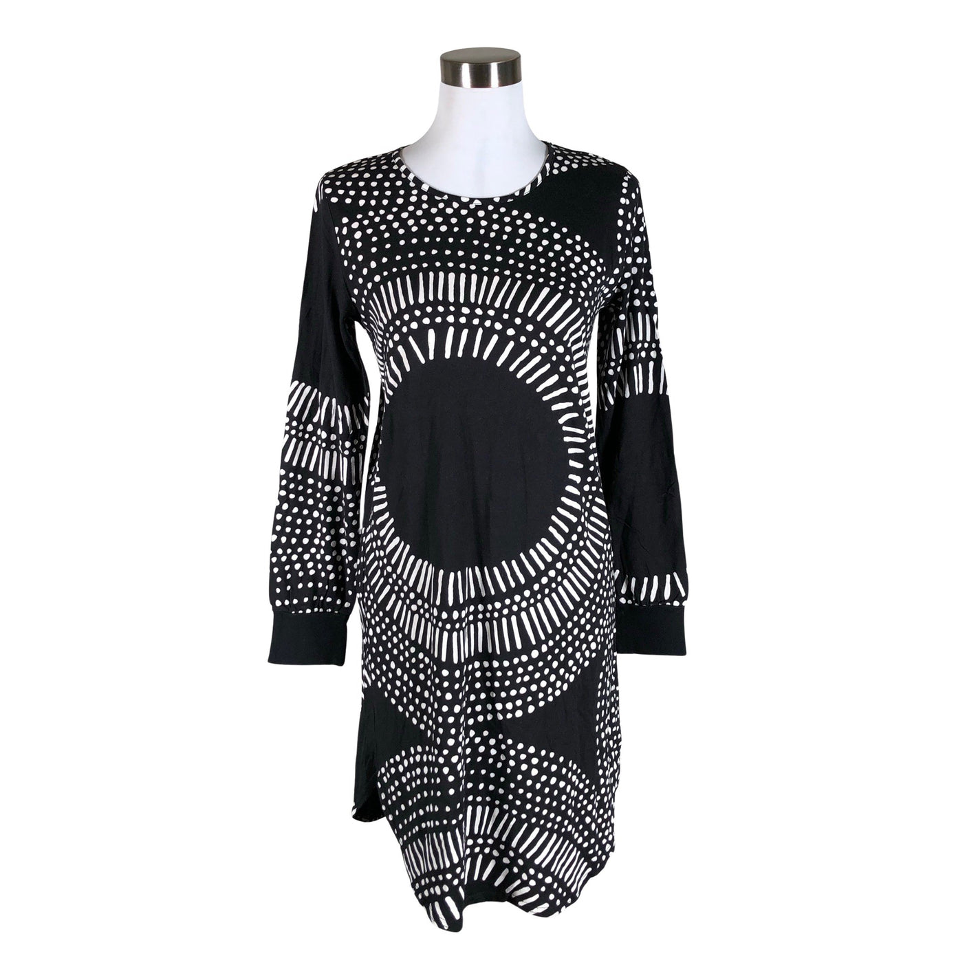 Unisex Nanso - Trikotaažist kleit, suurus 36 - Must (1)