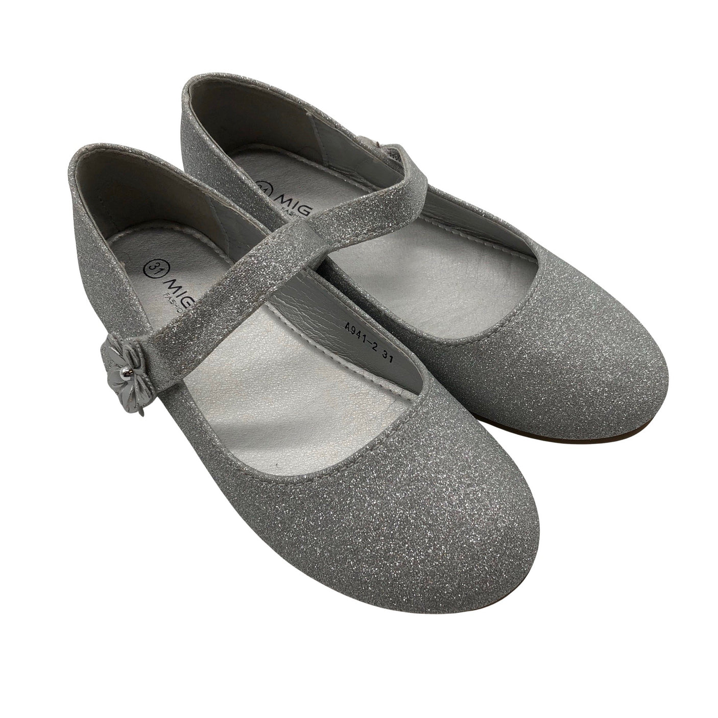 Unisex Migant - Pidulikud baleriinad, suurus 31 - Hõbe (2)
