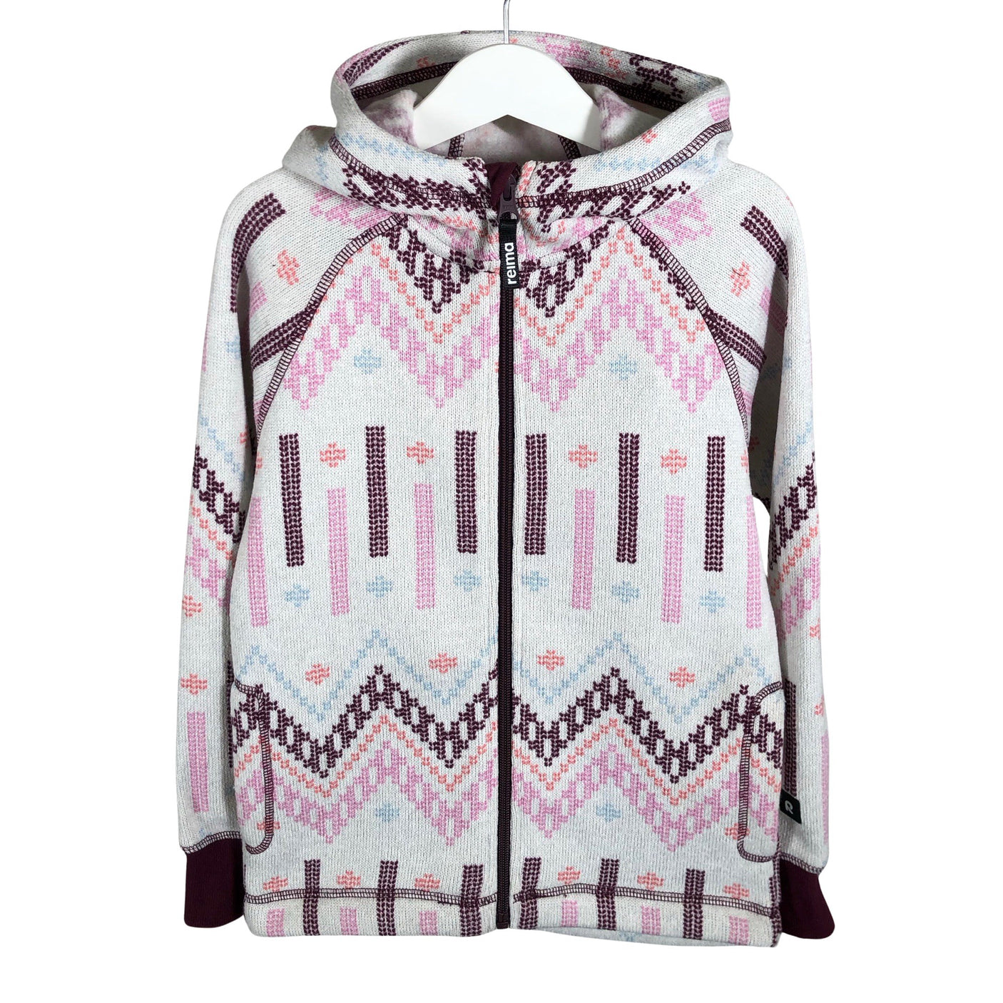 Unisex Reima - Fliisjakk, suurus 122 - 128 - Valge (1)