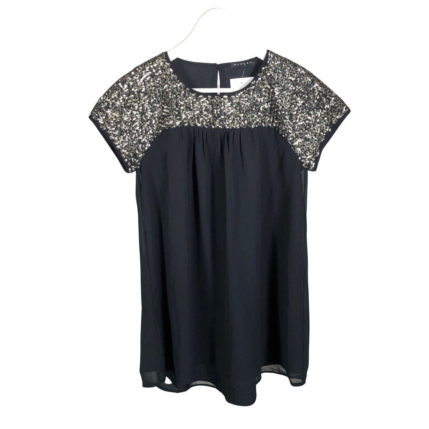 Unisex Sisley - Õhuke kleit, suurus 158 - 164 - Must (1)
