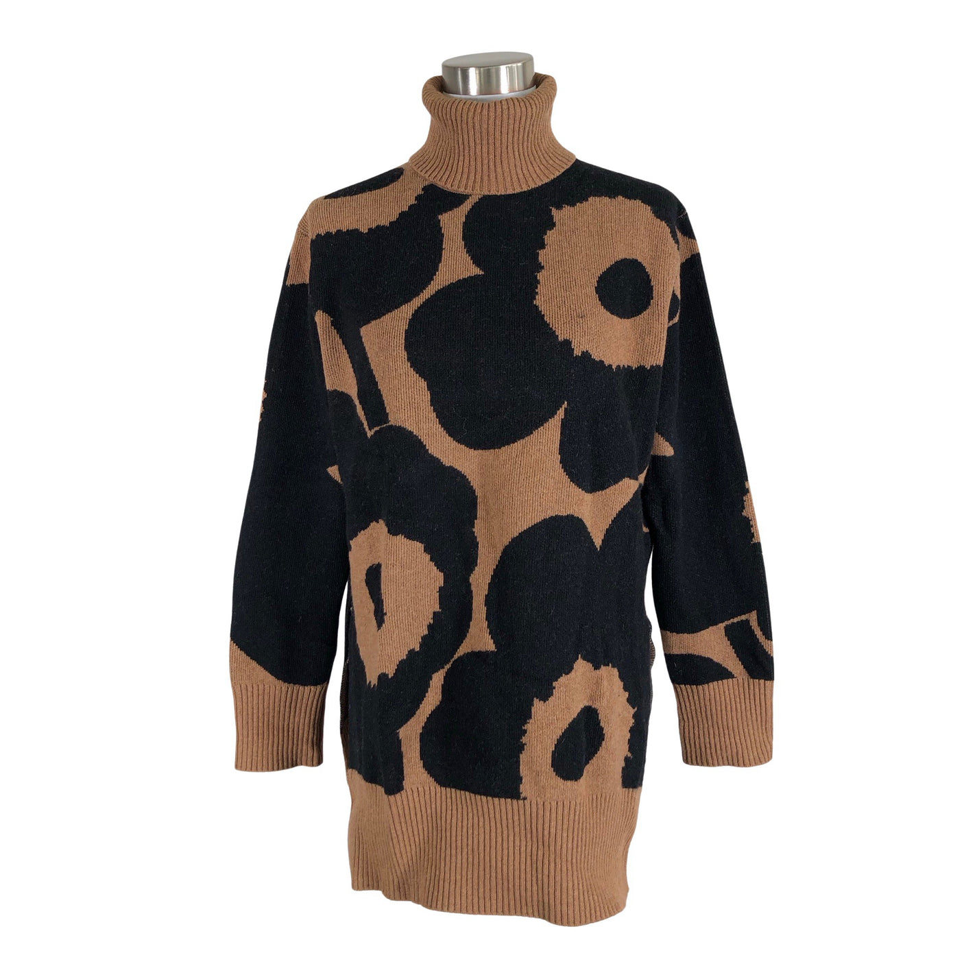 Unisex Marimekko - Kootud tuunika, suurus 36 - Pruun (1)