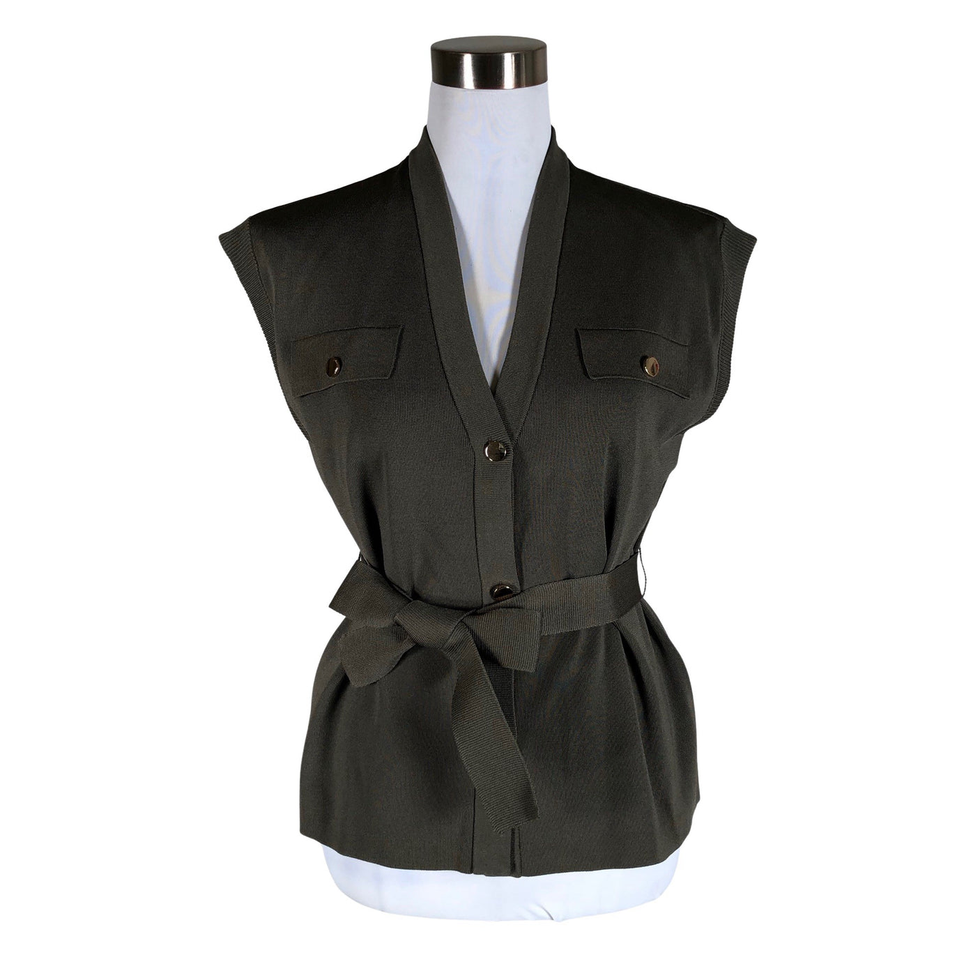 Unisex Ivo Nikkolo - Kootud vest, suurus 36 - Roheline (1)