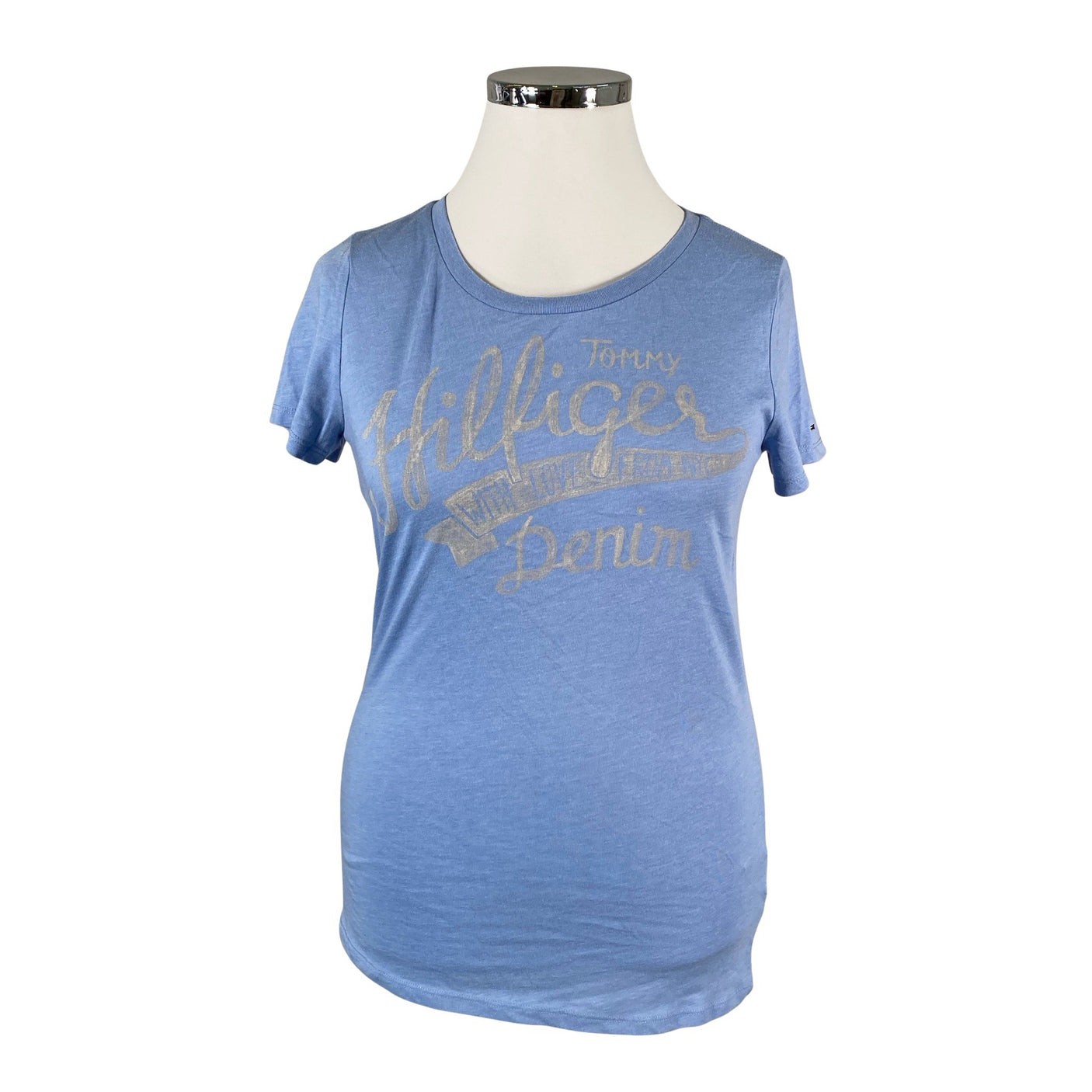 Unisex Tommy Hilfiger - T-särk, suurus 42 - Helesinine (1)