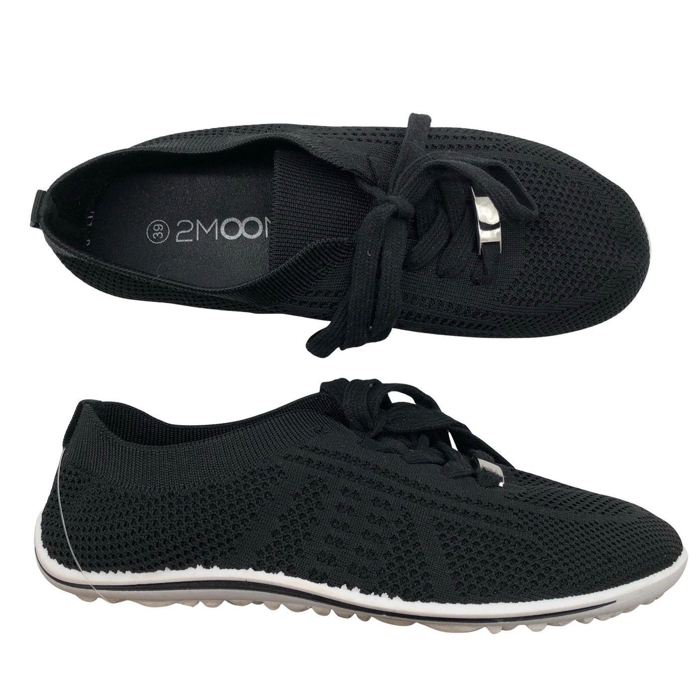 Unisex 2Moons - Tennised, suurus 39 - Must (1)