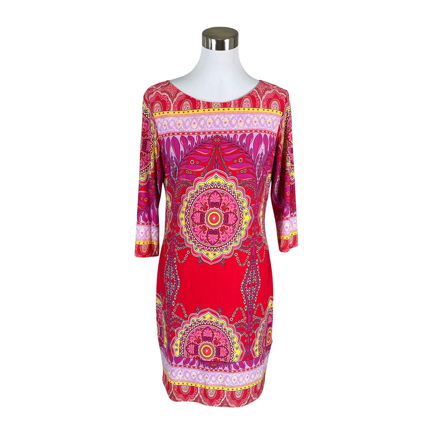 Unisex Joseph Ribkoff - Trikotaažist kleit, suurus 38 - Roosa (1)