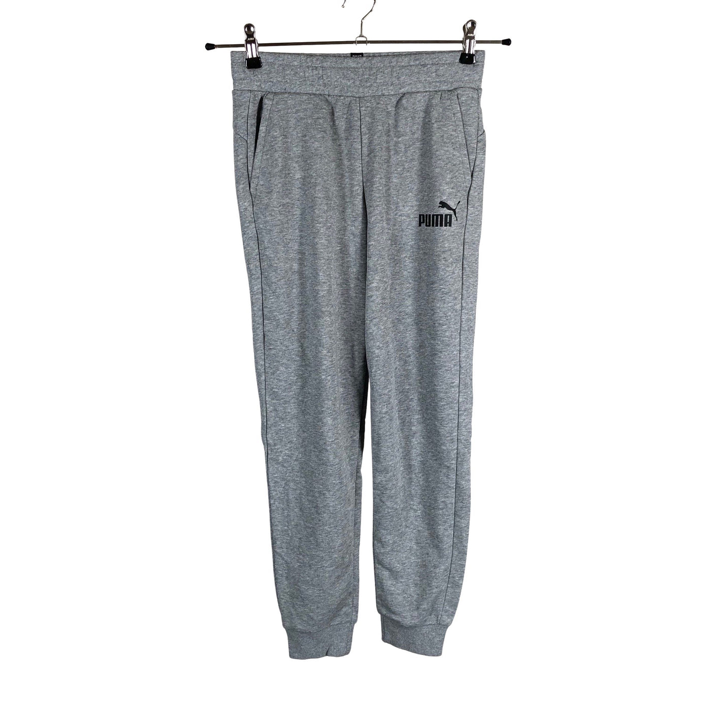 Unisex Puma - Dressikangast püksid, suurus 146 - 152 - Hall (1)