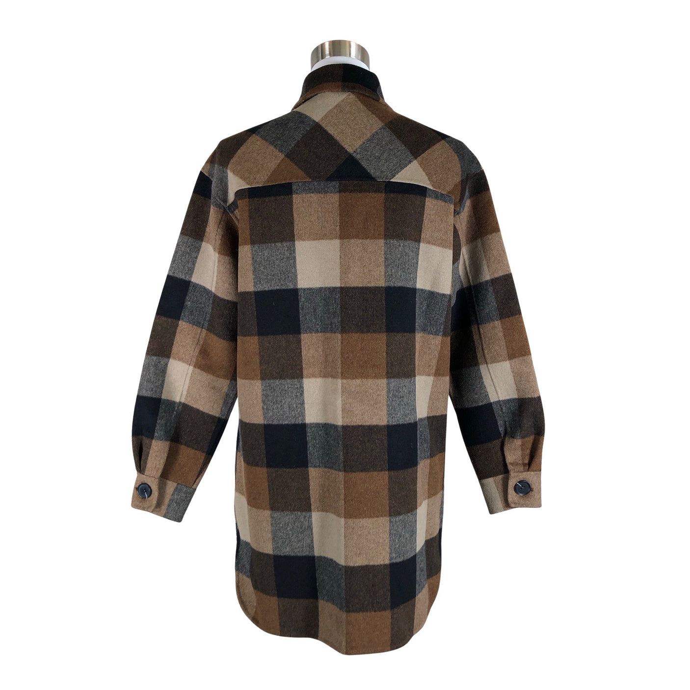 Unisex Nanso - Villane mantel, suurus 34 - Pruun (2)