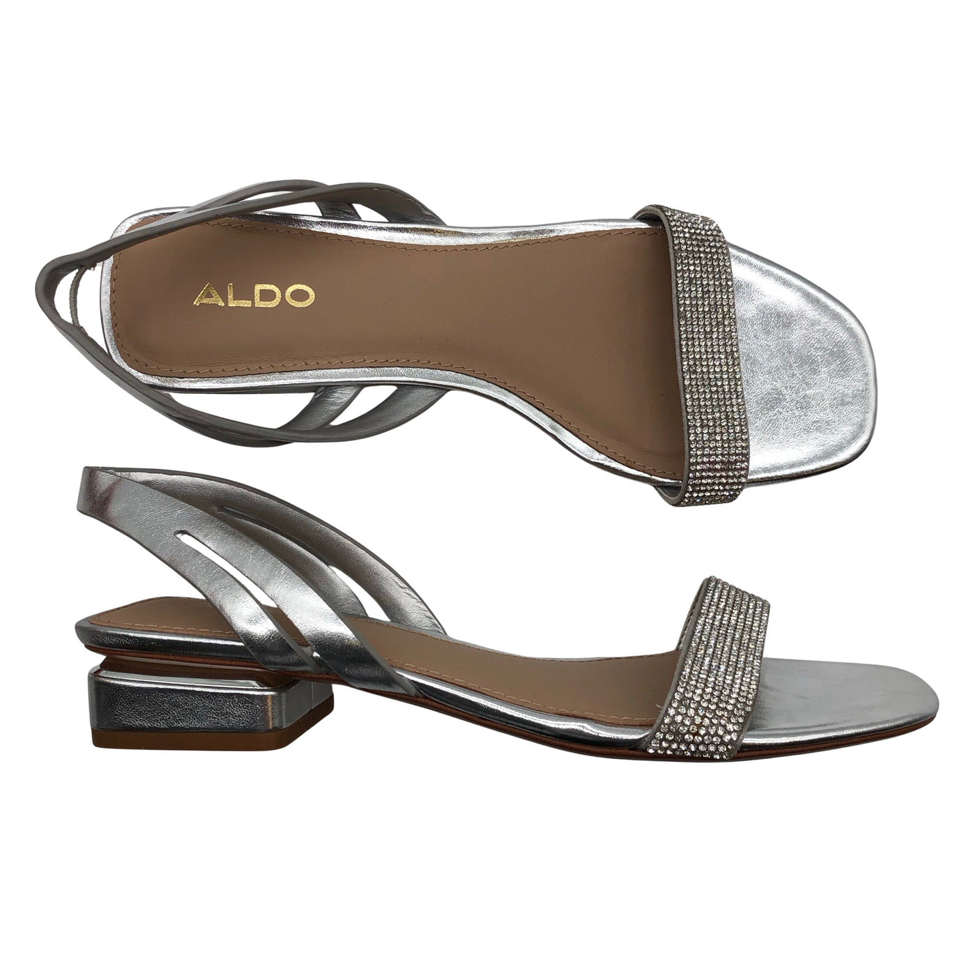 Unisex Aldo - Kontsaga rihmikud, suurus 38 - Hõbe (1)