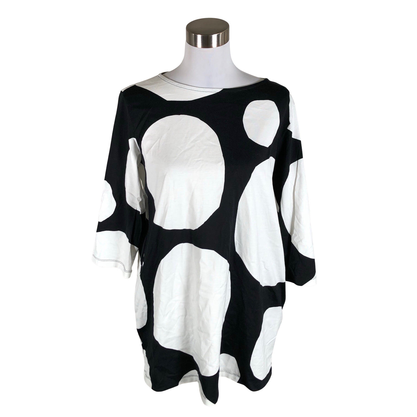 Unisex Marimekko - Trikotaažist tuunika, suurus 40 - Must (1)