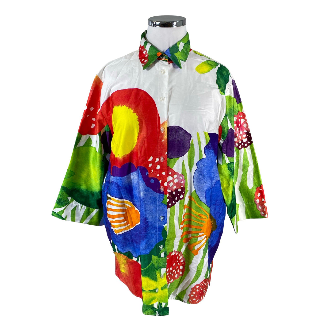 Unisex Marimekko - Mitteveniv tuunika, suurus 44 - Valge (1)