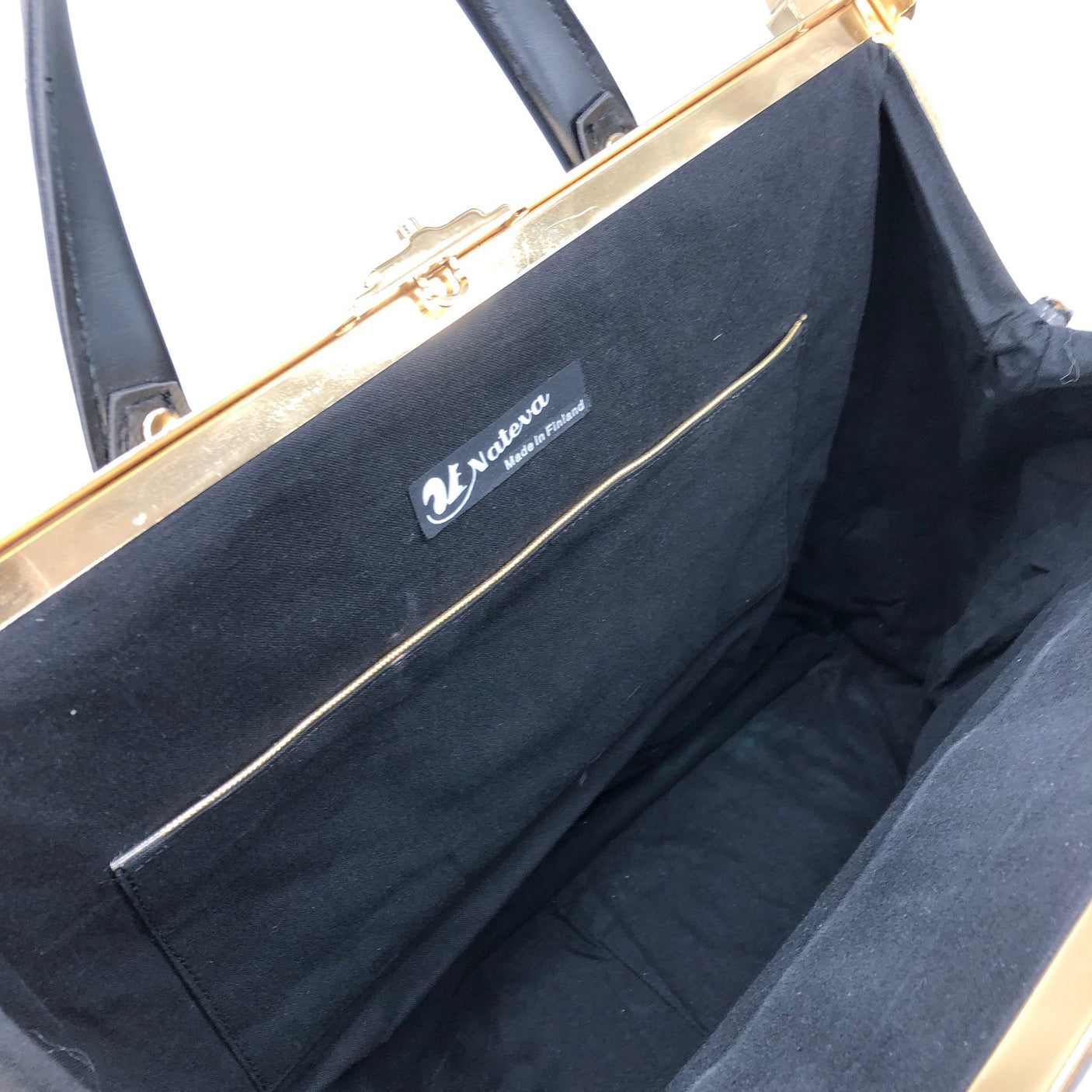 Unisex Nateva - Käekott, suurus Maxi - Must (2)