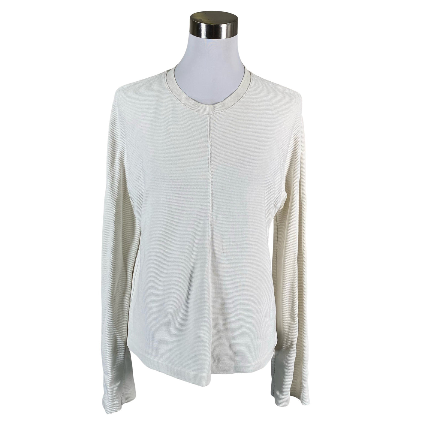 Unisex Massimo Dutti - Trikotaažist pluus, suurus 38 - Looduslik valge (1)