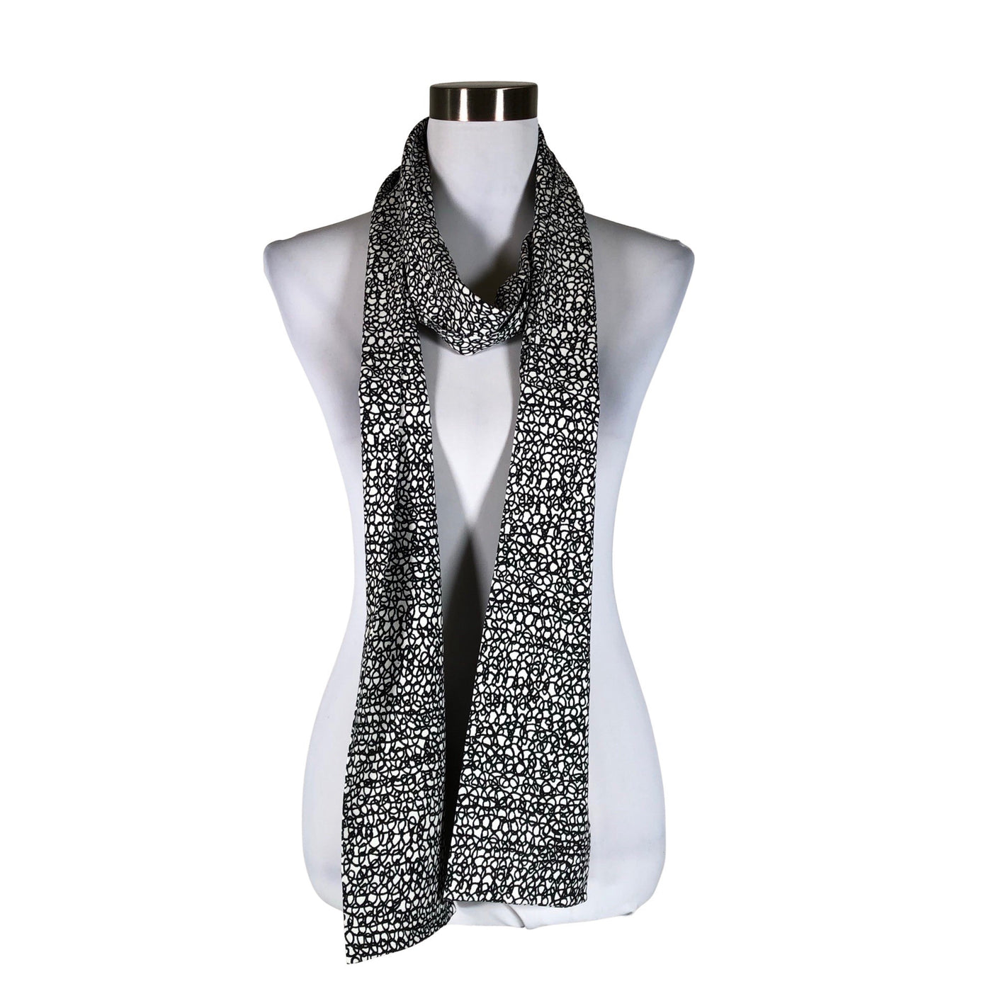Unisex Marimekko - Õhuke sall, suurus Midi - Must (1)