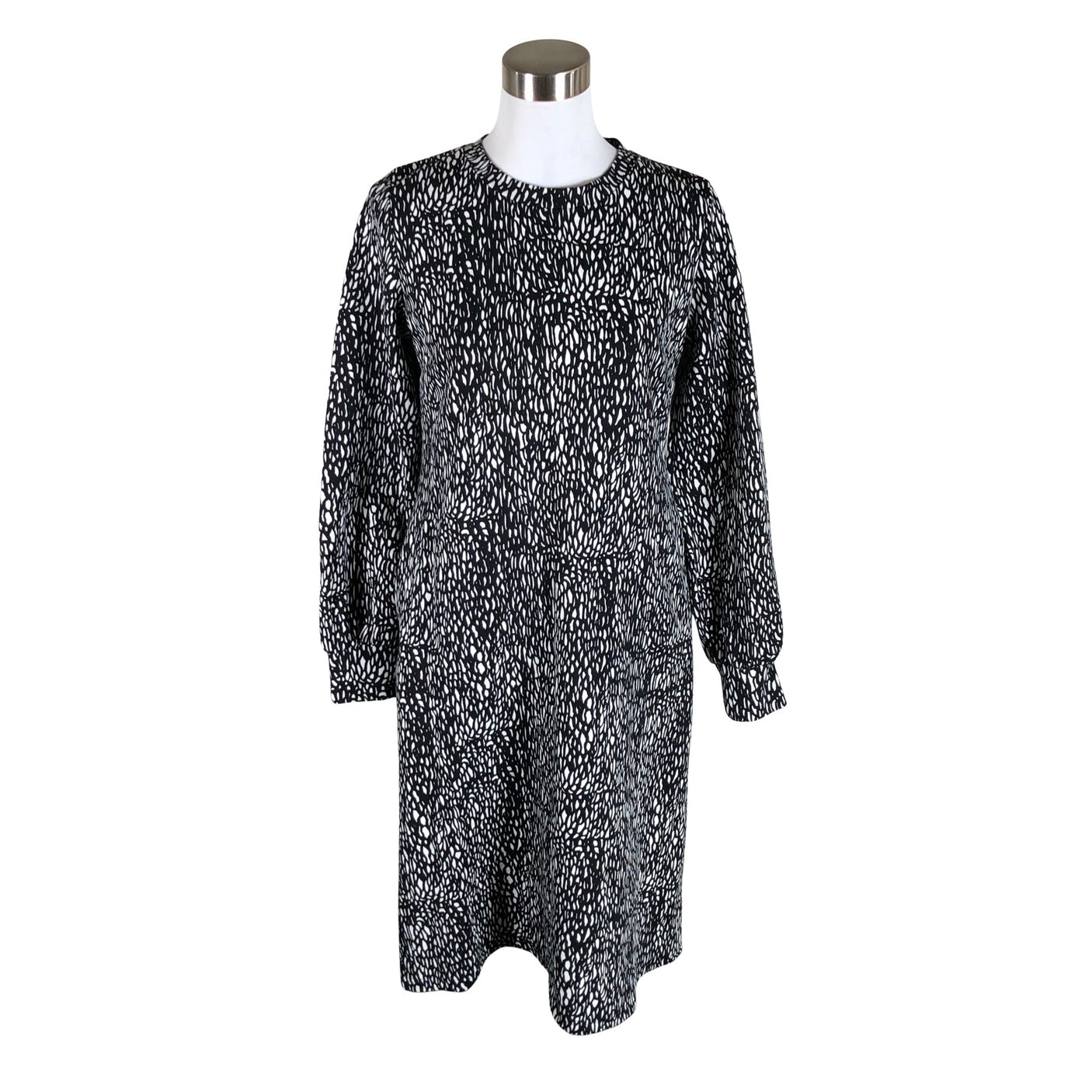 Unisex Nanso - Trikotaažist kleit, suurus 40 - Must (1)
