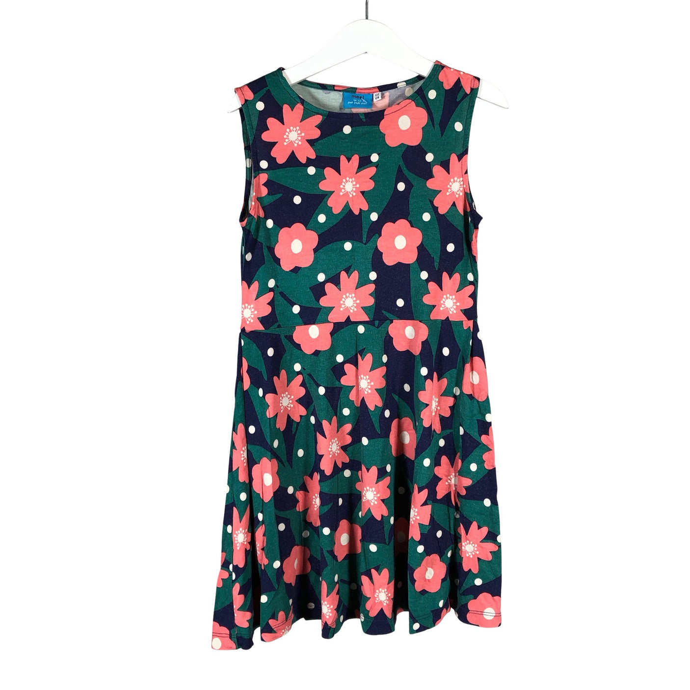 Unisex me&i - Trikotaažist kleit, suurus 122 - 128 - Roheline (1)