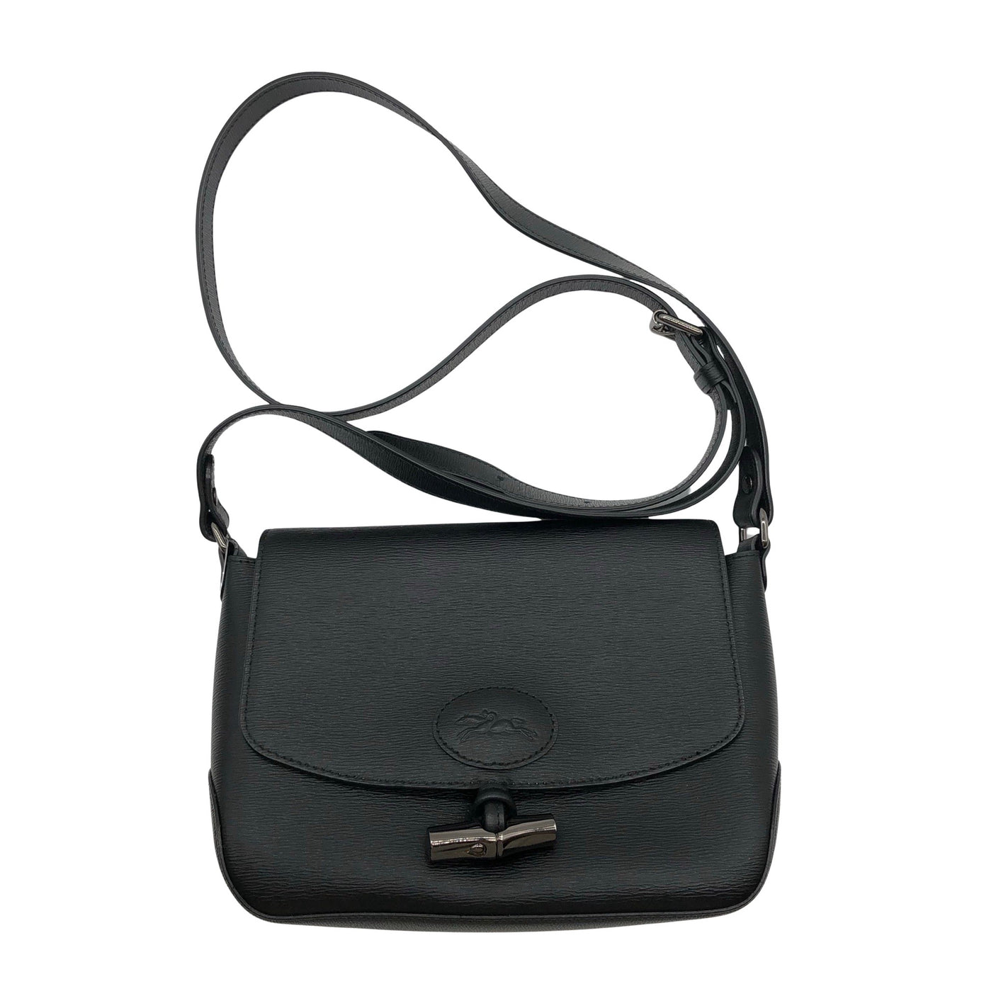 Unisex Longchamp - Õlakott, suurus Midi - Must (1)