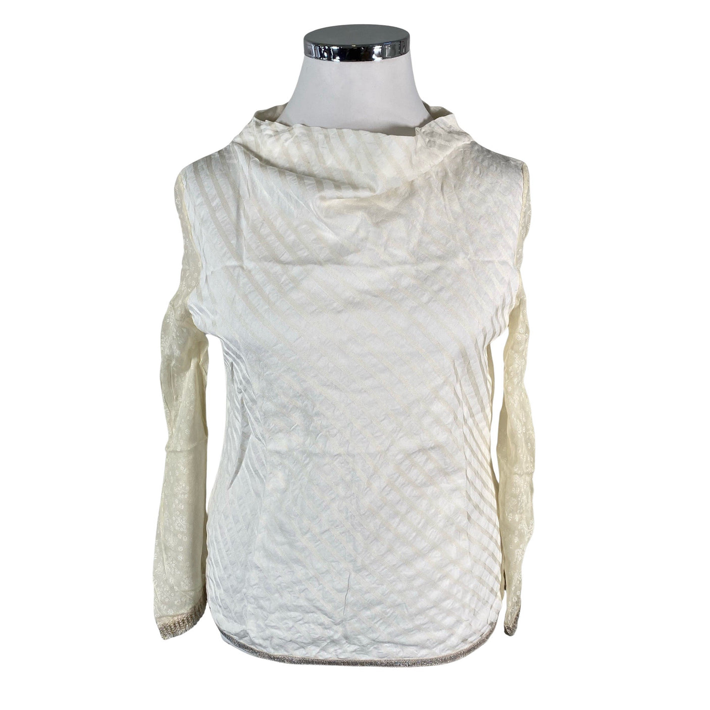 Unisex Jasmin Santanen - Pluus, suurus 42 - Looduslik valge (1)