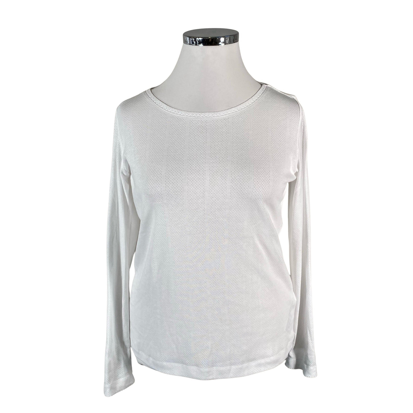 Unisex Esprit - Trikotaažist pluus, suurus 42 - Valge (1)