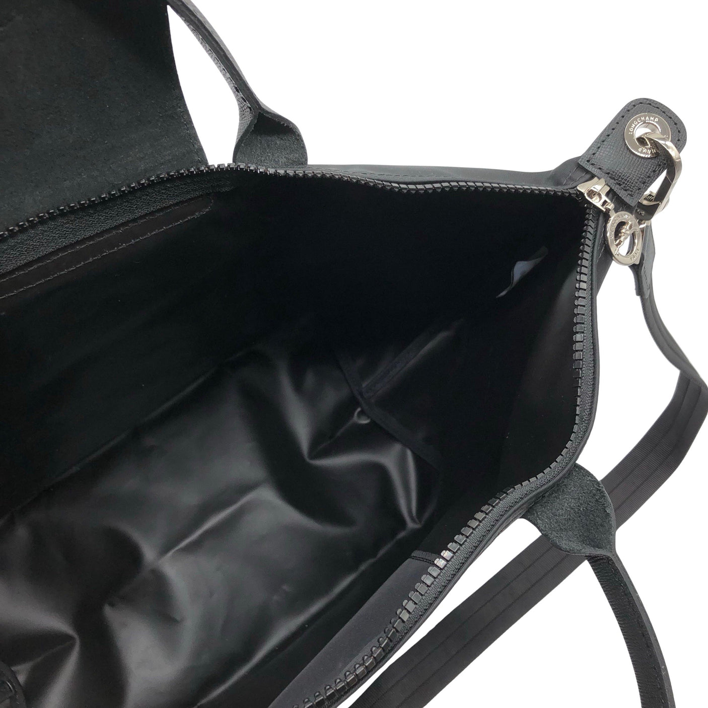 Unisex Longchamp - Käekott, suurus Maxi - Must (2)