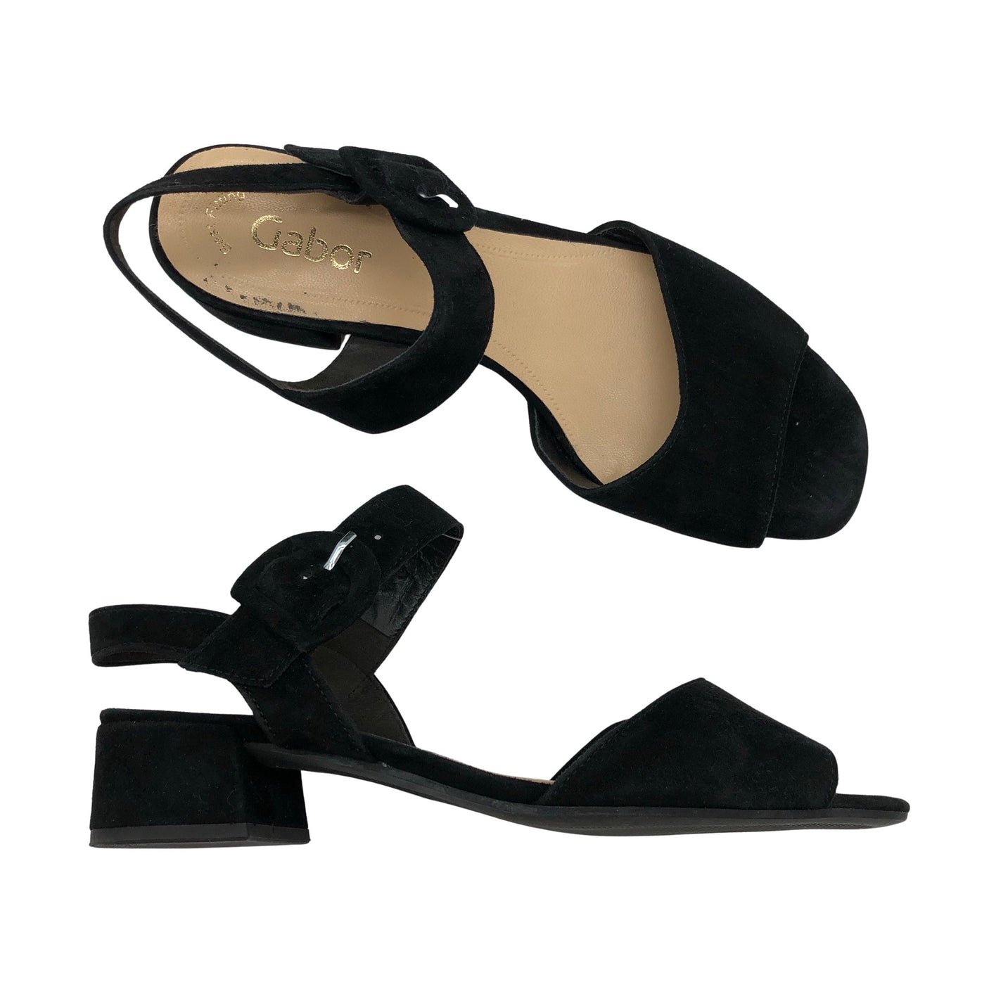 Unisex Gabor - Kontsaga rihmikud, suurus 39 - Must (1)