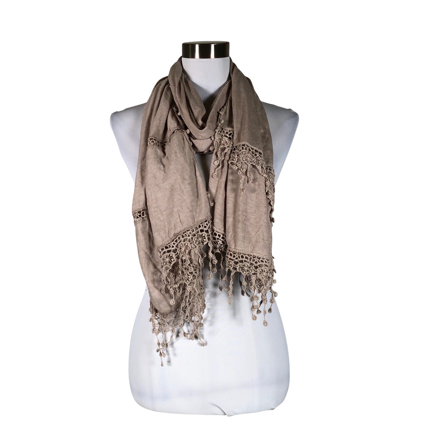 Unisex Oxmo - Õhuke sall, suurus Midi - Beige (1)